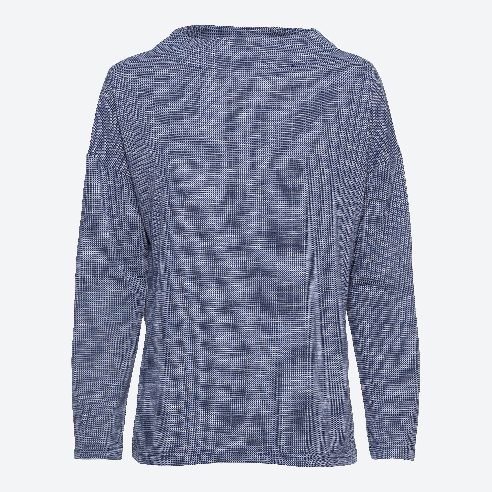 Damen-Shirt in Melange-Optik