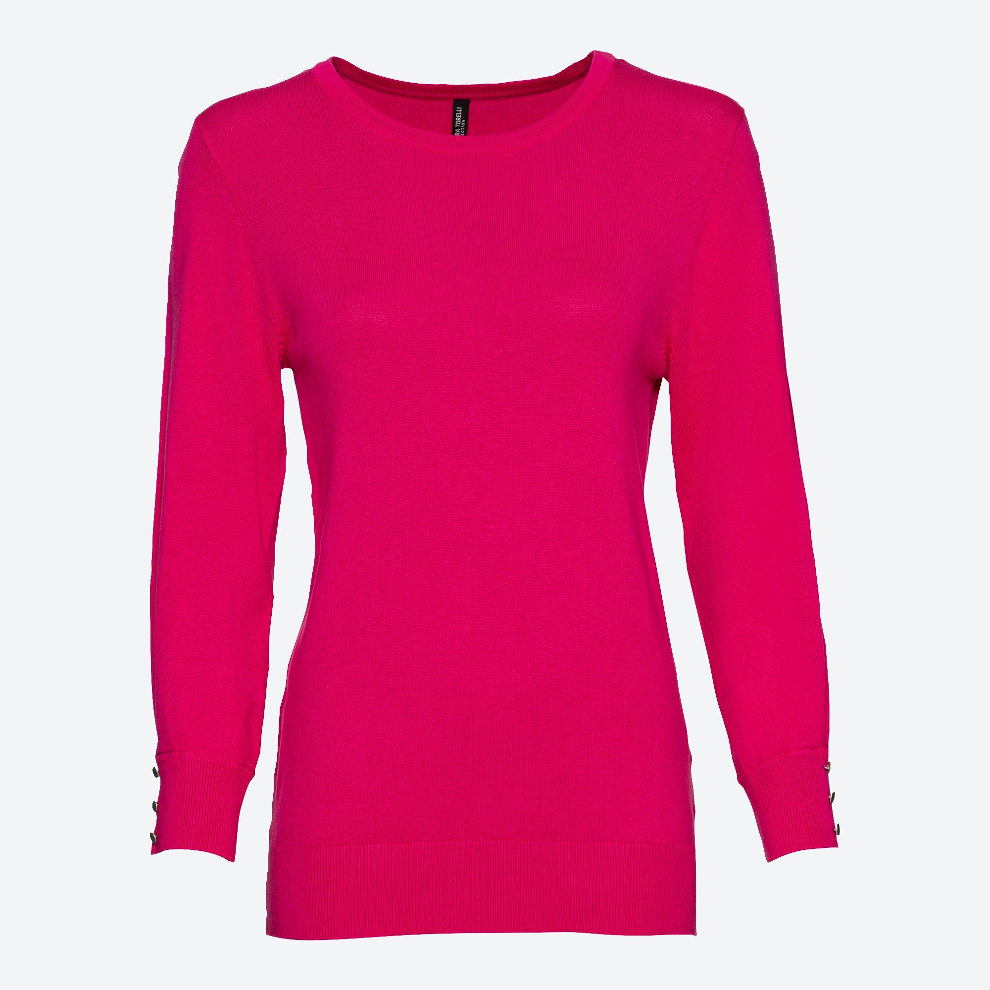 Damen-Pullover mit Zierknöpfen
