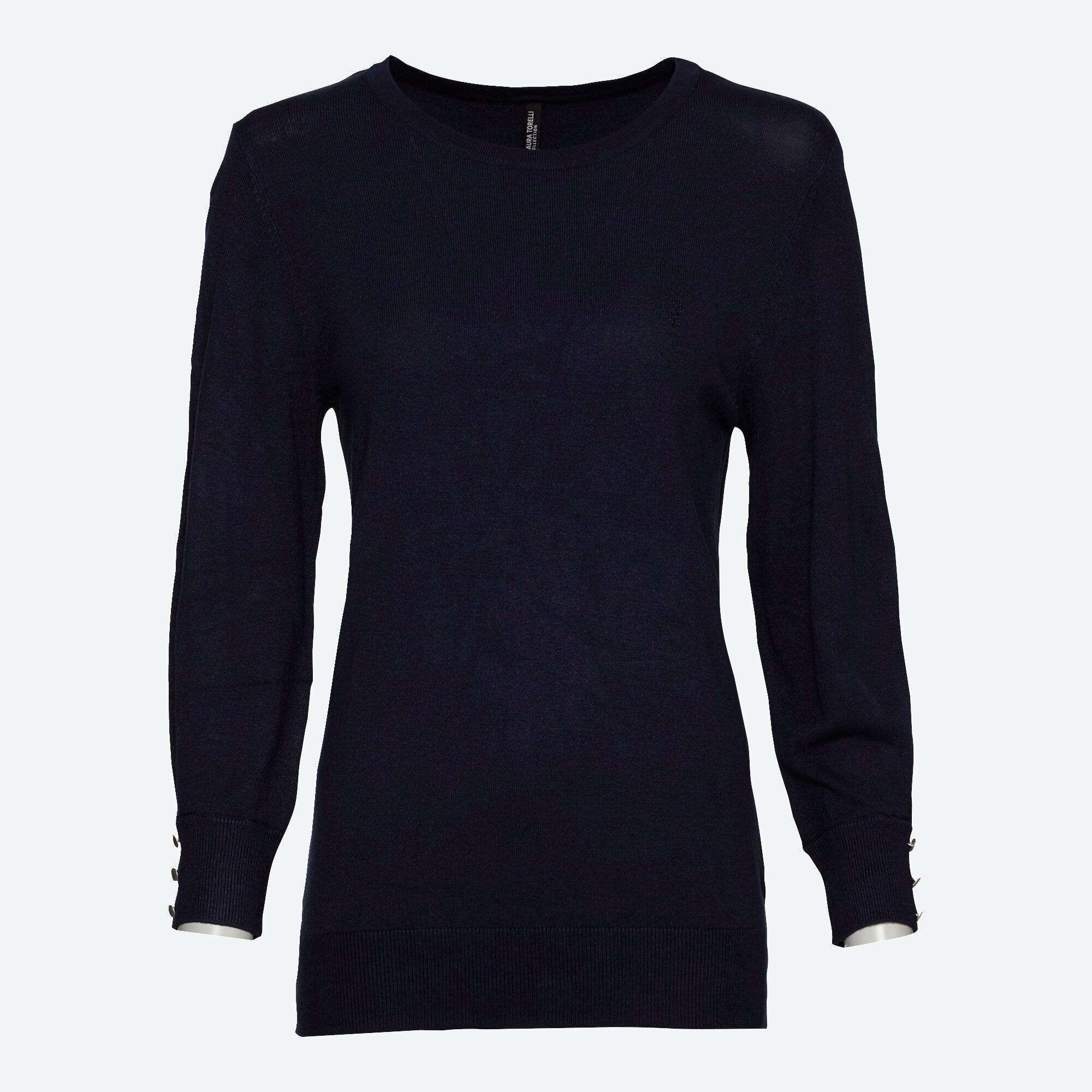 Damen-Pullover mit Zierknöpfen
