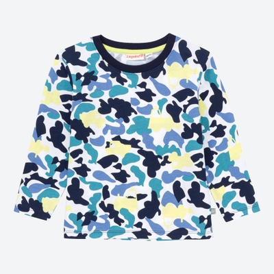 Baby-Jungen-Shirt mit Camouflage-Muster