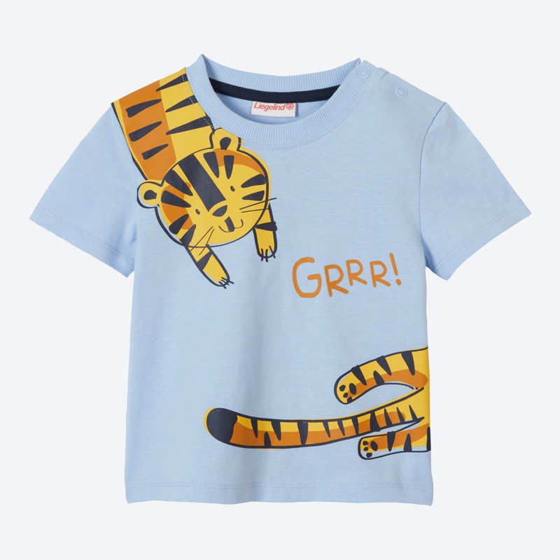 Baby-Jungen-T-Shirt mit Tiger-Aufdruck