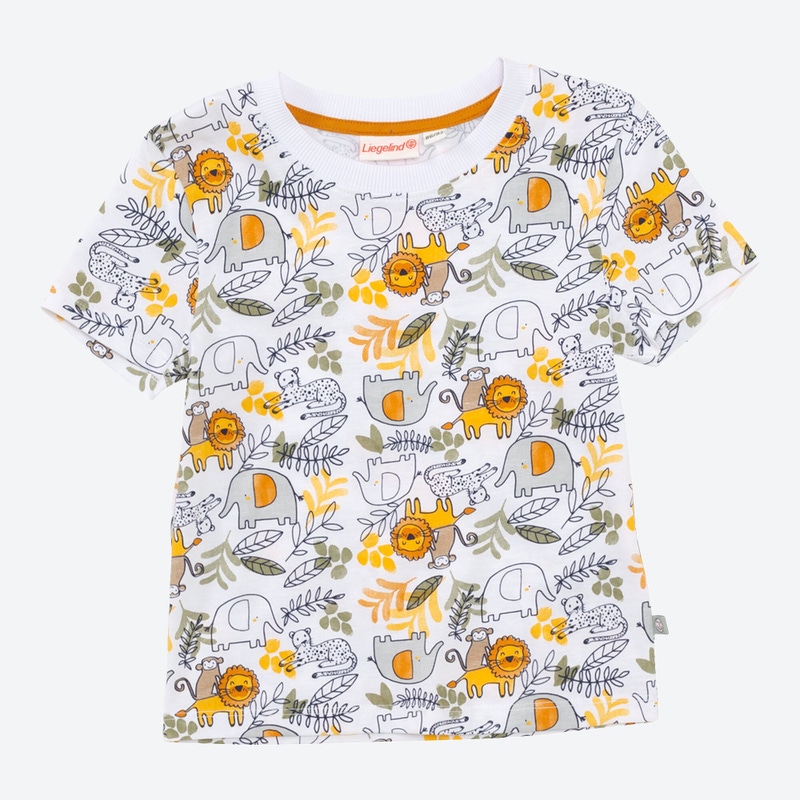 Baby-Jungen-T-Shirt mit Dschungel-Muster