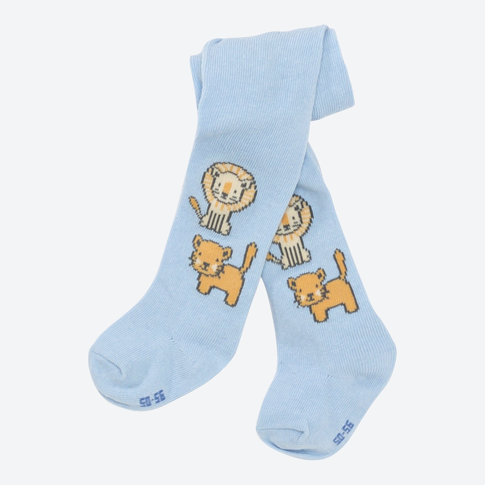 Baby-Jungen-Strumpfhose mit Löwen-Motiven
