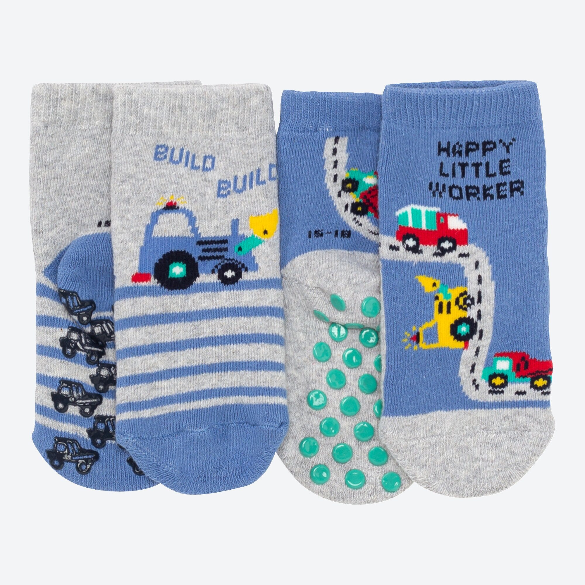 Baby-Jungen-ABS-Socken, 2er-Pack