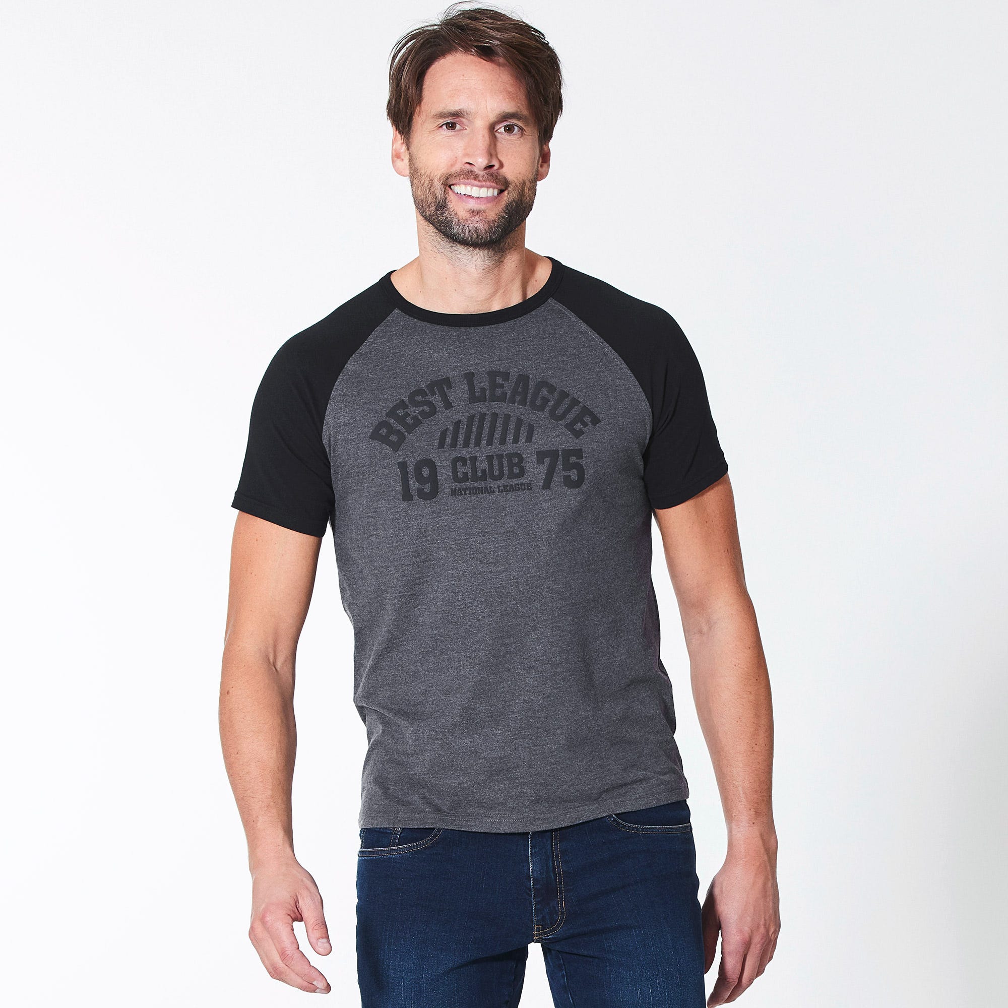 Herren-T-Shirt mit Raglan-Ärmeln