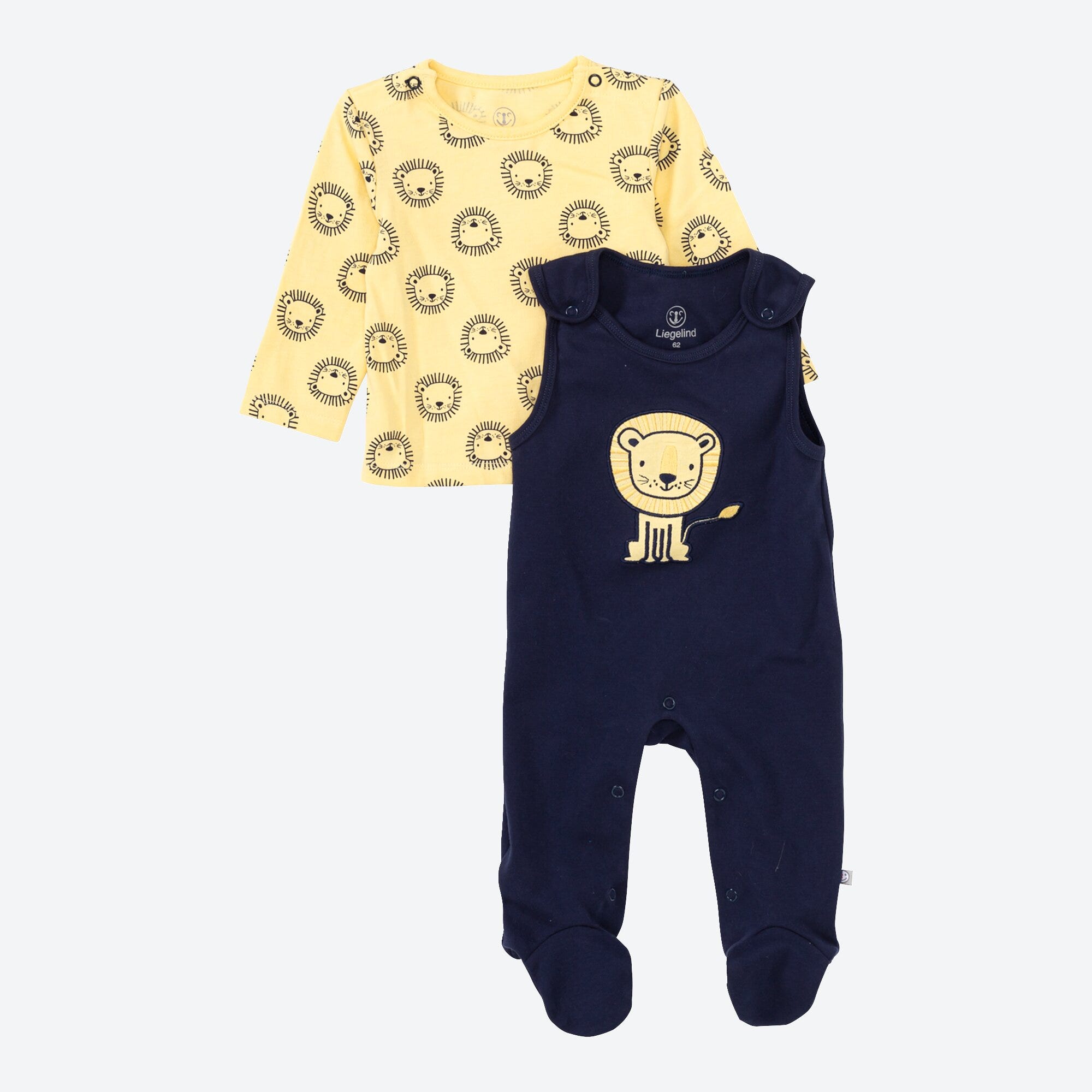 Baby-Jungen-Strampler-Set, 2-teilig