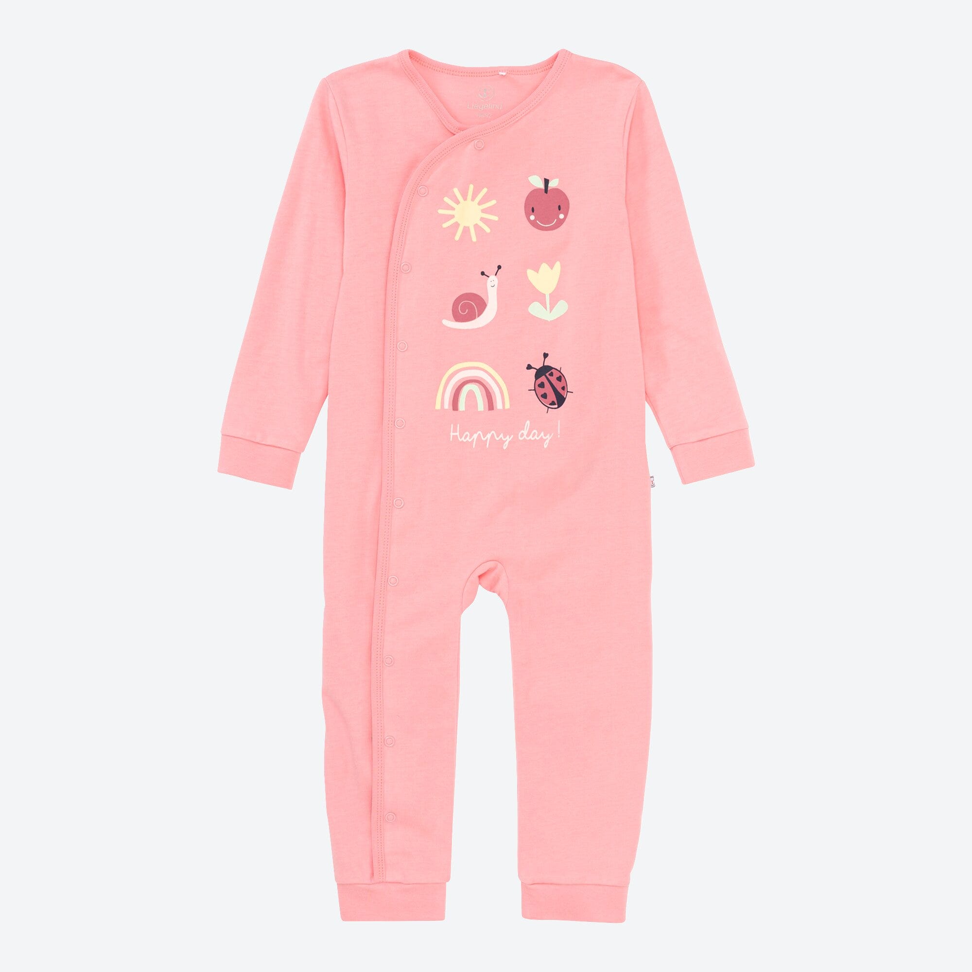 Baby-Mädchen-Schlafanzug mit süßem Aufdruck