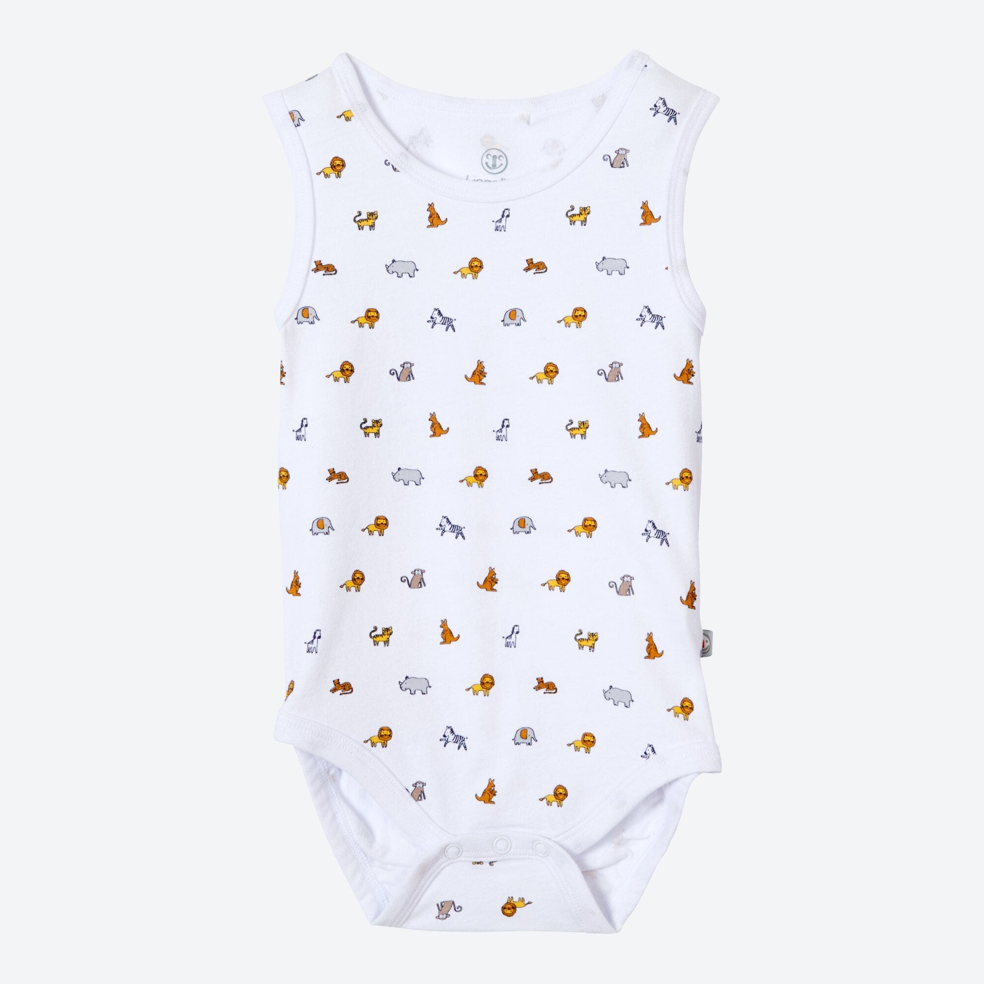 Baby-Jungen-Body mit Tiermuster