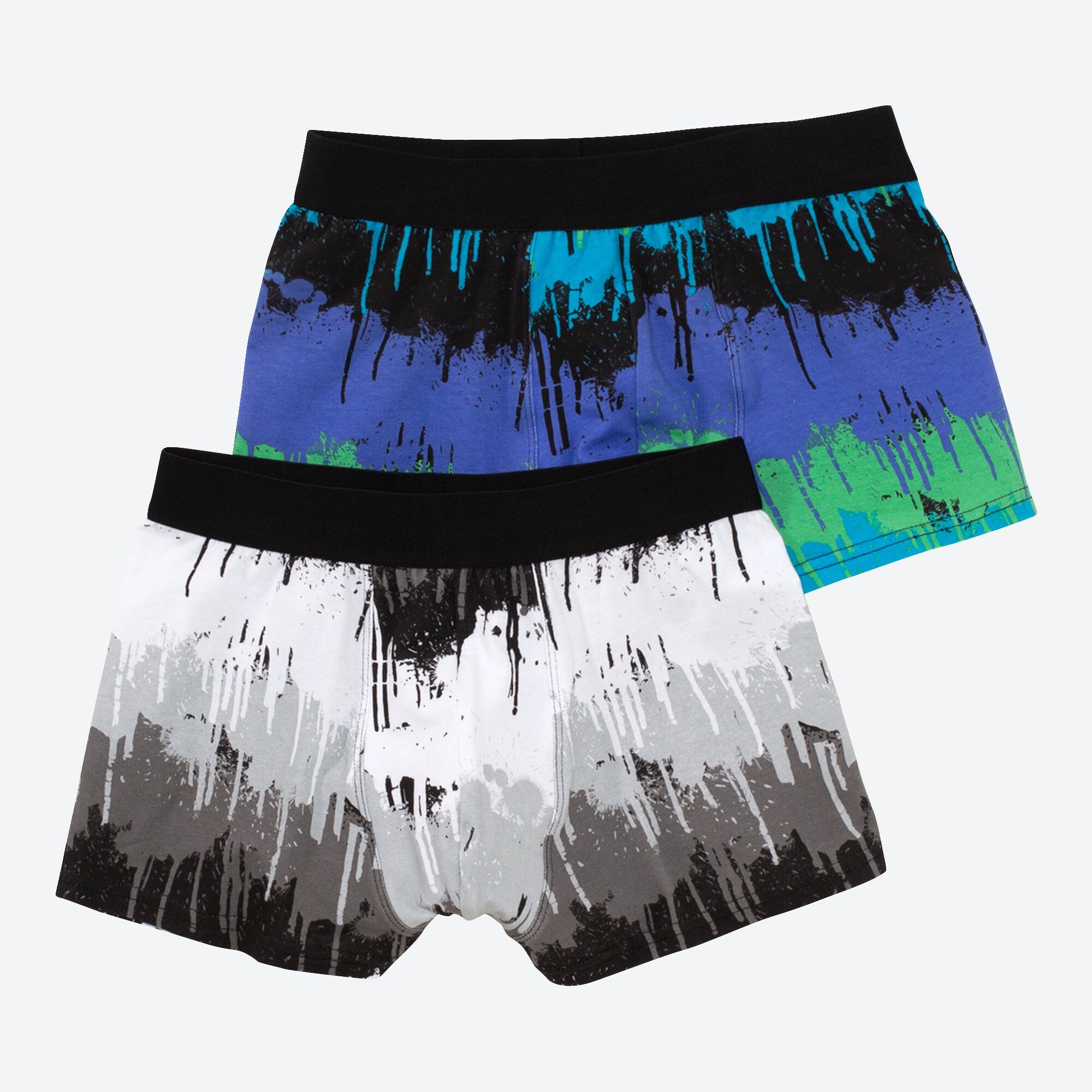 Jungen-Retroshorts mit Webbund, 2er-Pack