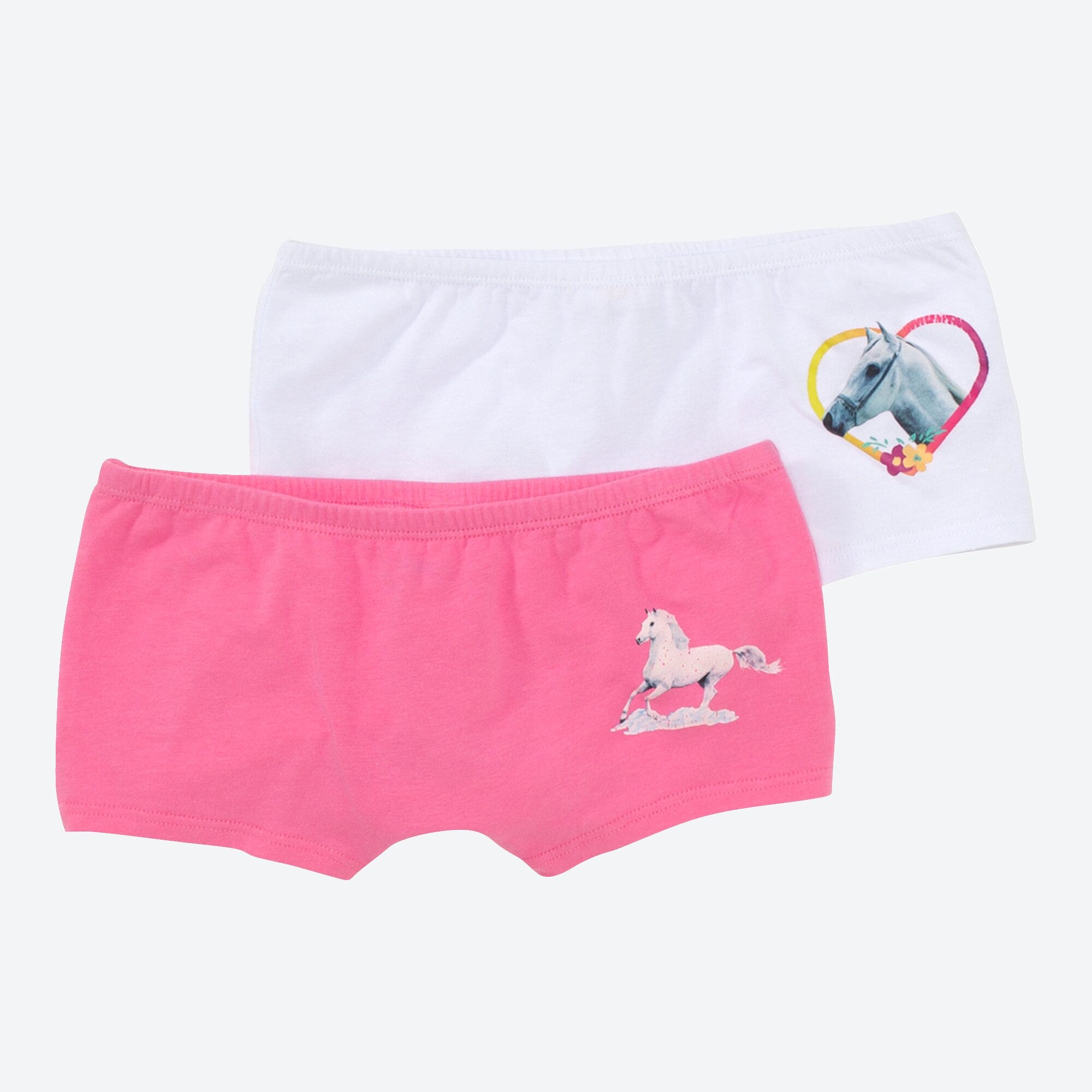 Mädchen-Panty mit Pferde-Motiv, 2er-Pack