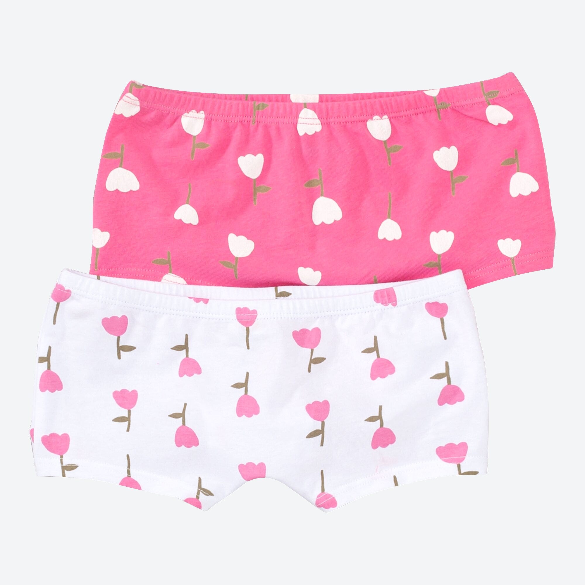Kinder-Mädchen-Panty mit Blumenmuster, 2er-Pack