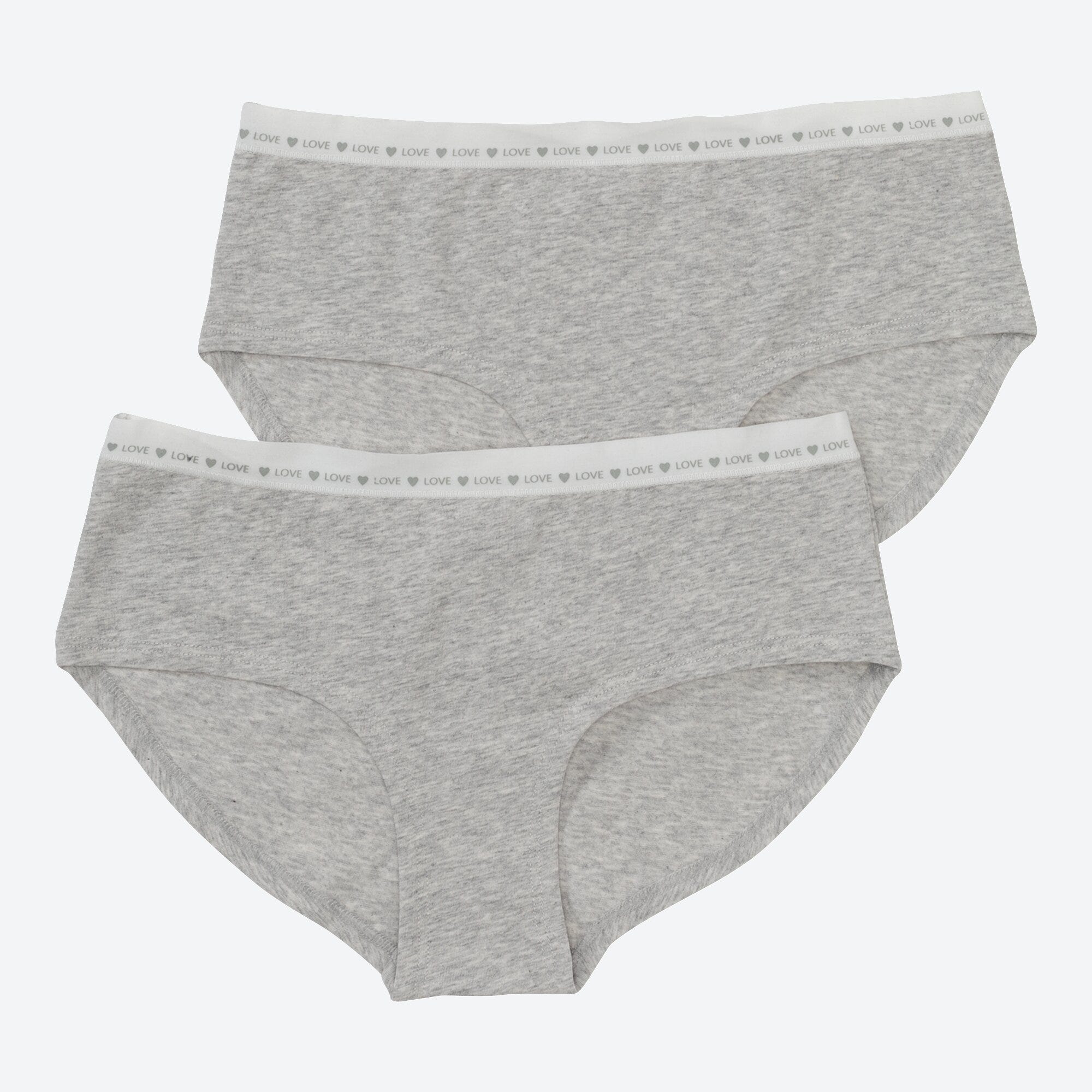 Damen-Panty in Melange-Optik, 2er-Pack
