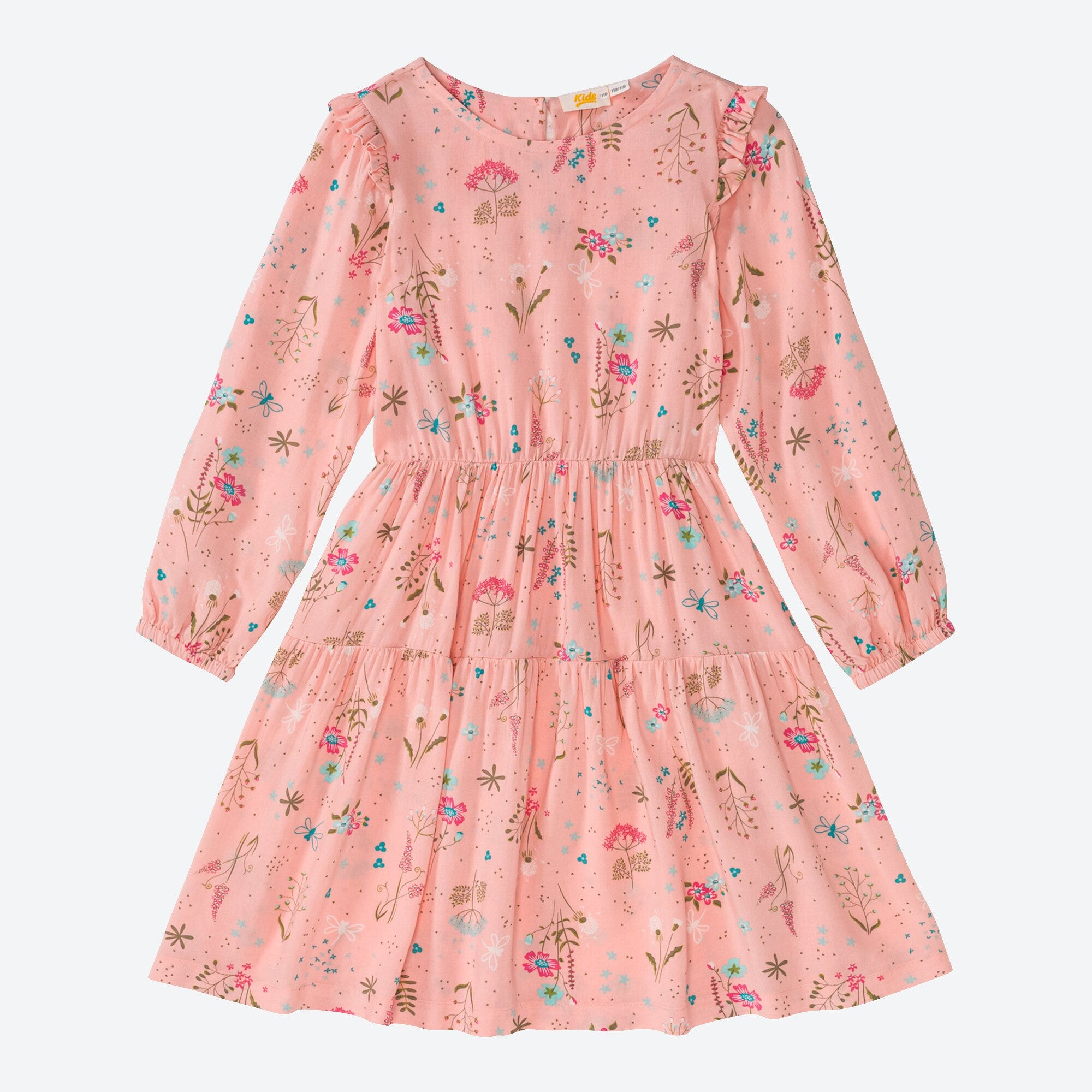 Mädchen-Kleid mit Blumendesign