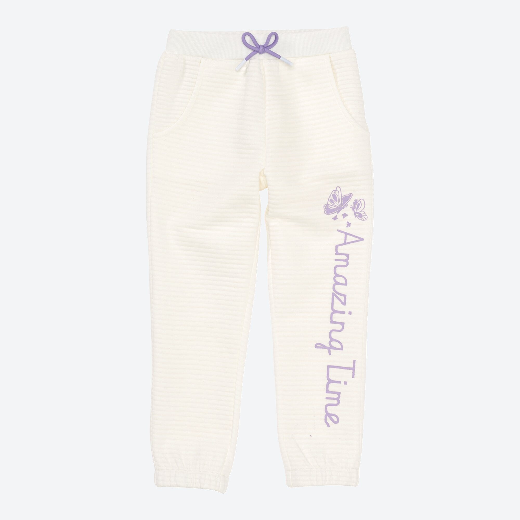 Mädchen-Hose mit schöner Streifen-Struktur