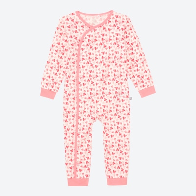 Baby-Mädchen-Schlafanzug mit Herzmuster