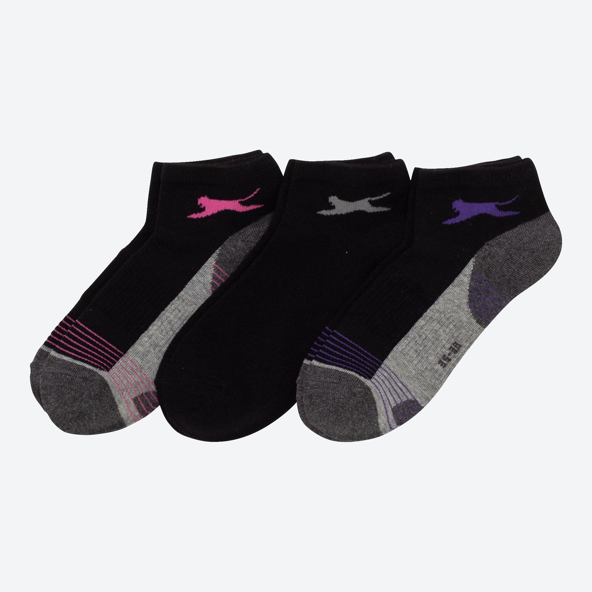 Slazenger Damen-Sport-Sneaker-Socken, 3er-Pack
