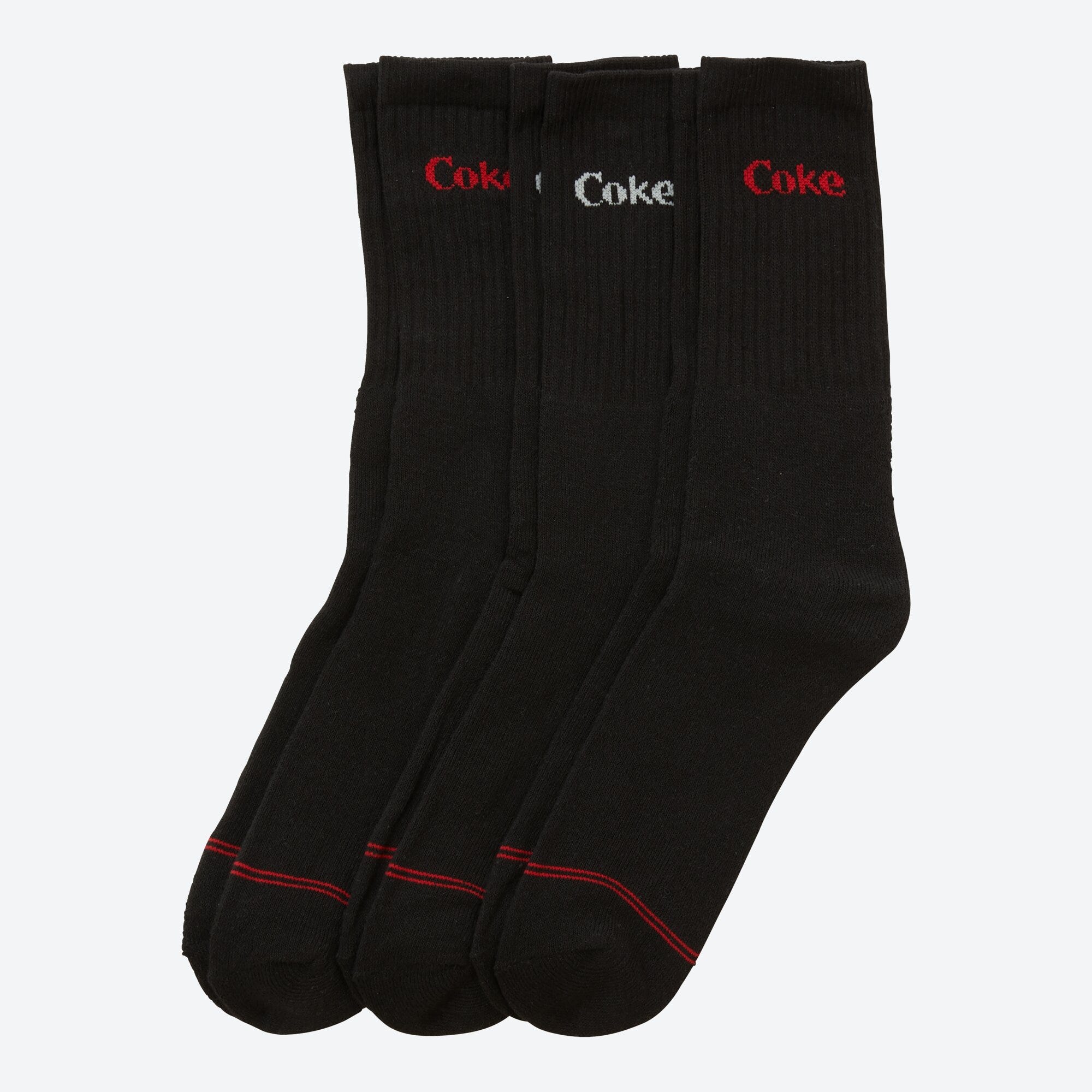 Coca-Cola® Unisex-Tennissocken, 3er-Pack