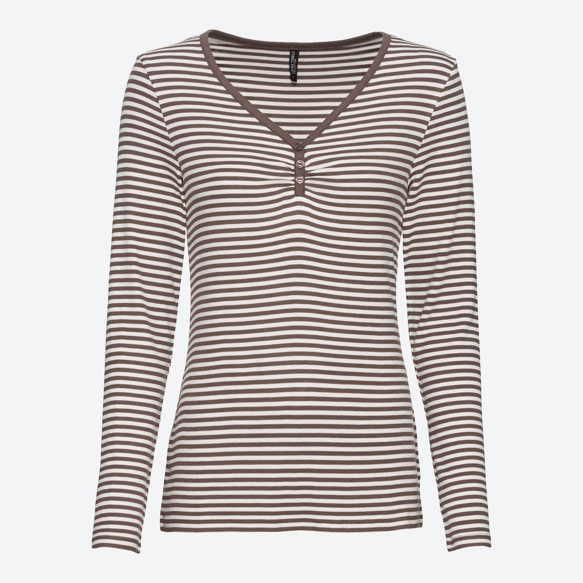 Damen-Shirt mit Ringelmuster