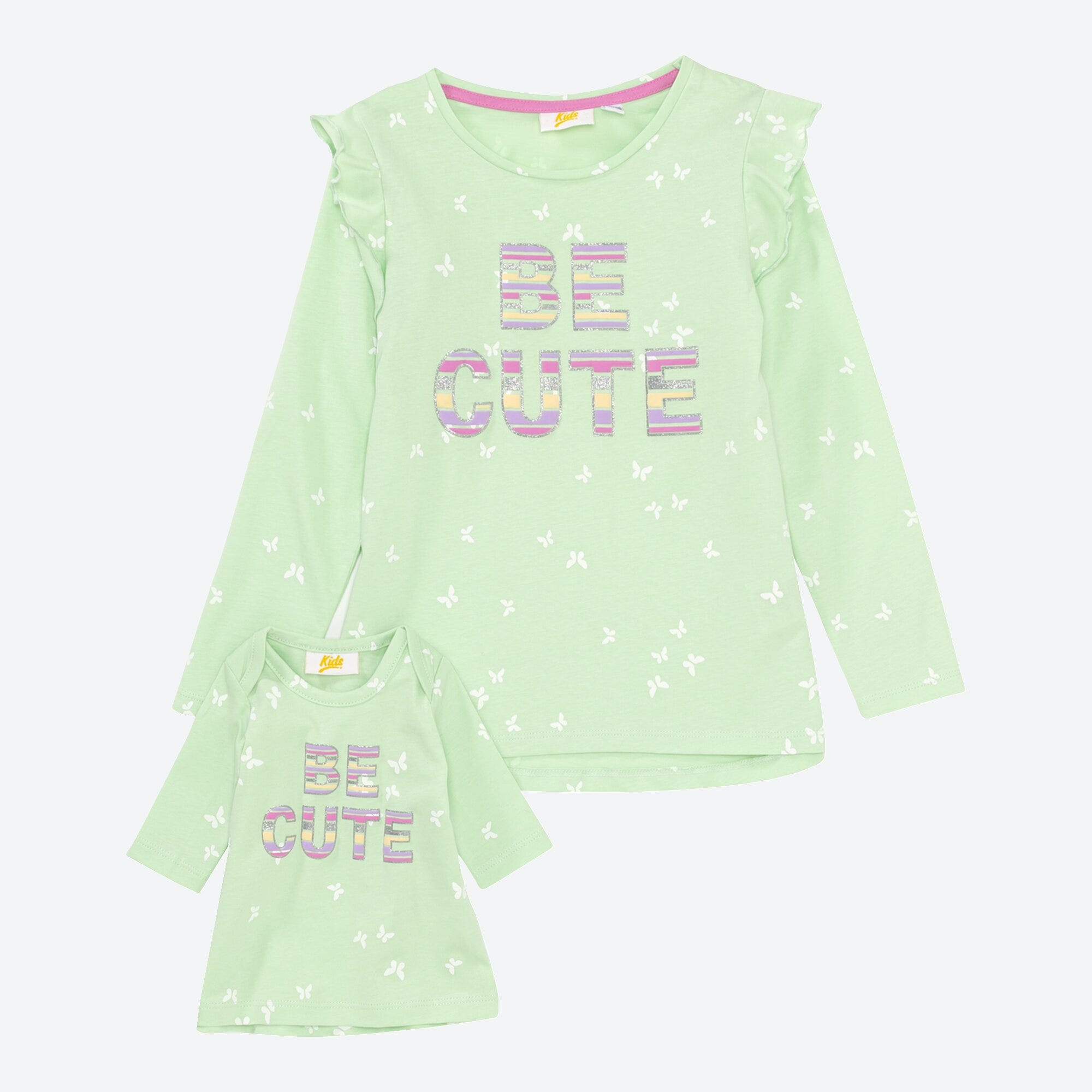 Mädchen-Shirt mit Puppenkleid