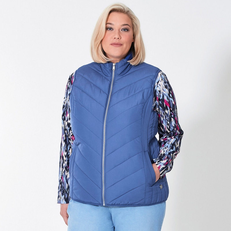 Damen-Weste mit Stepp-Design, große Größen