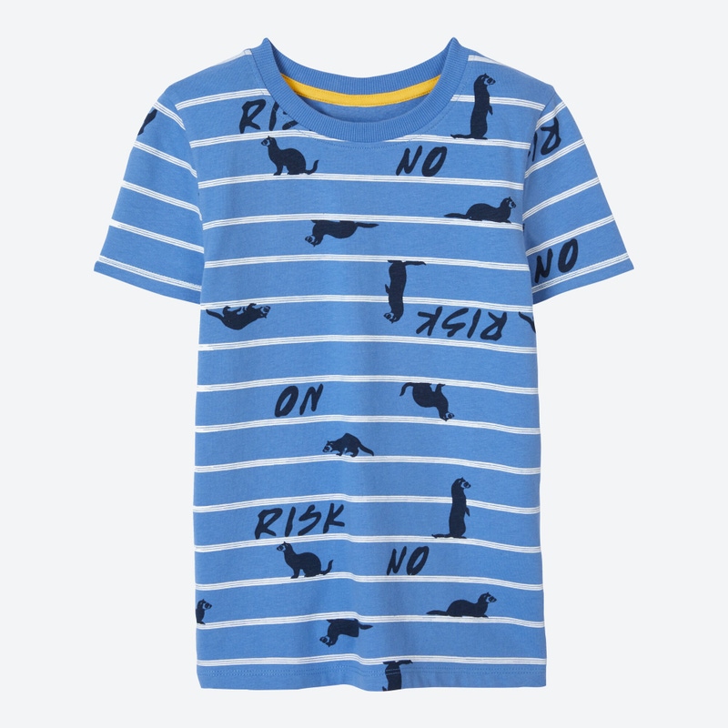 Jungen-T-Shirt mit Streifendesign