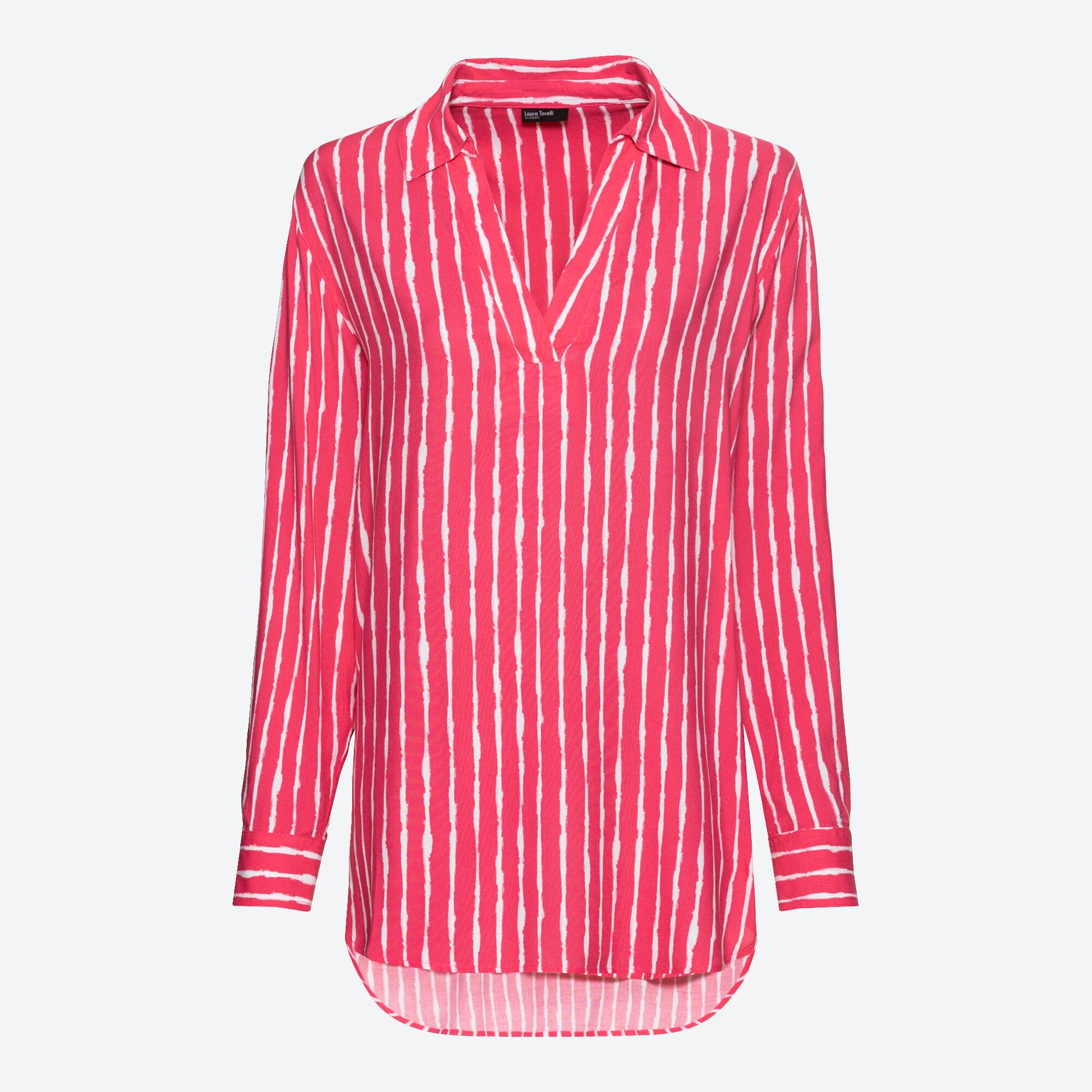 Damen-Bluse mit Streifenmuster