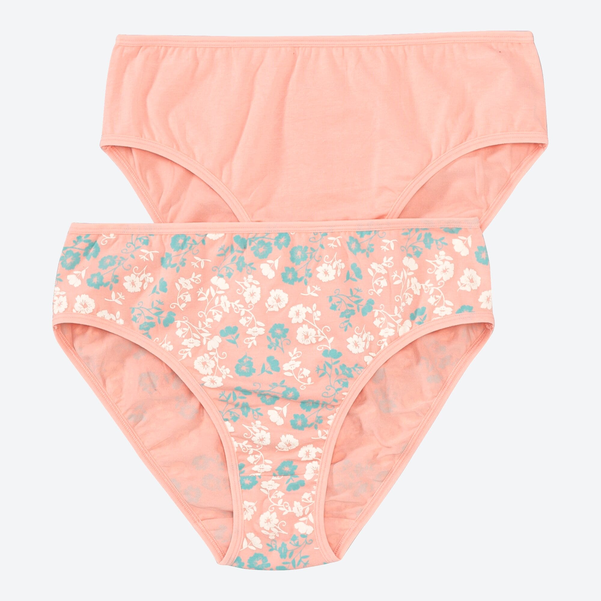 Damen-Rioslip mit Blumenmuster, 2er-Pack