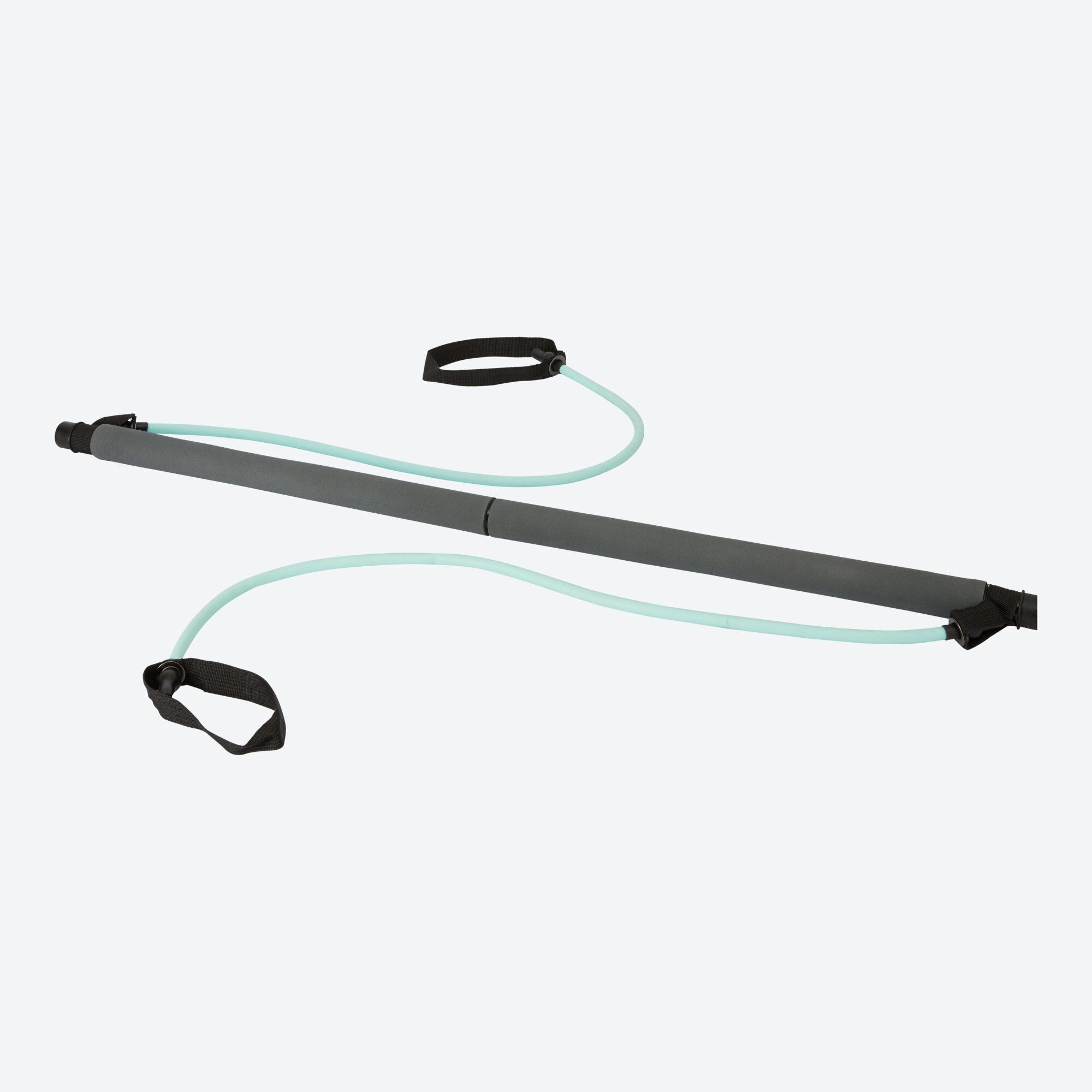 Pilates-Stange mit Fußschlaufen, ca. 92cm