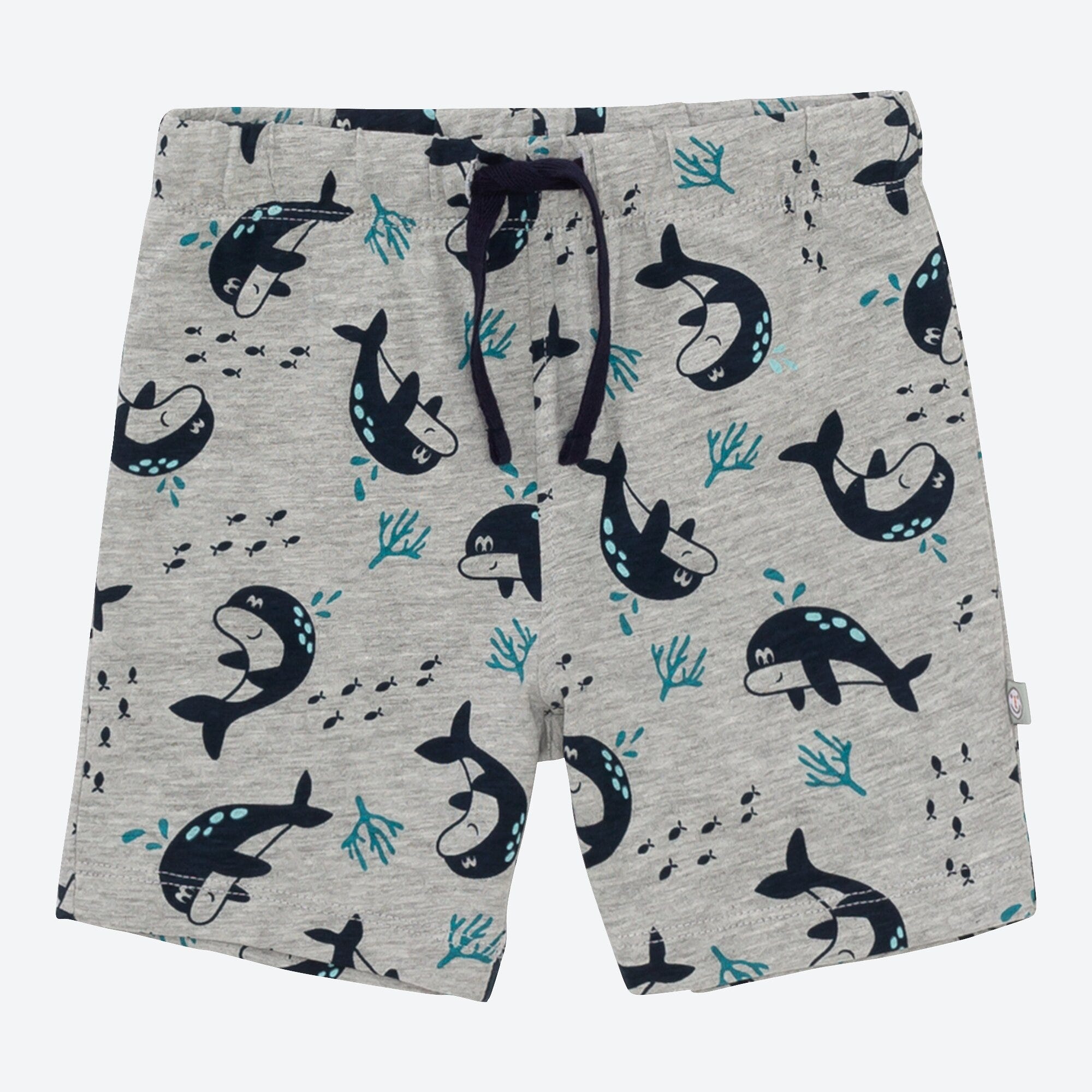 Baby-Jungen-Shorts mit Wal-Muster