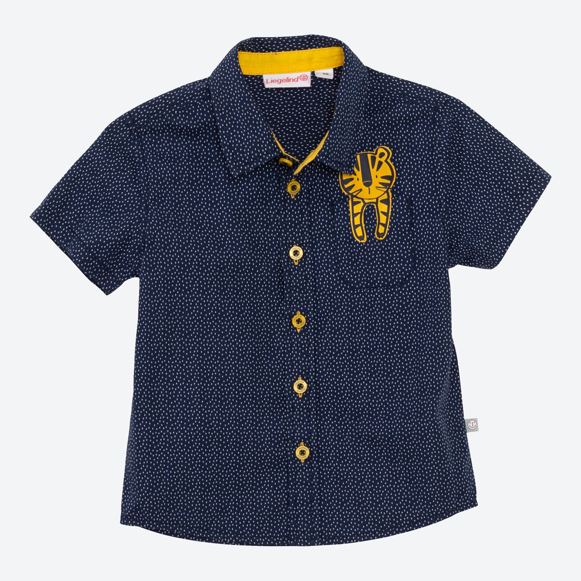 Baby-Jungen-Hemd mit Tiger-Aufdruck