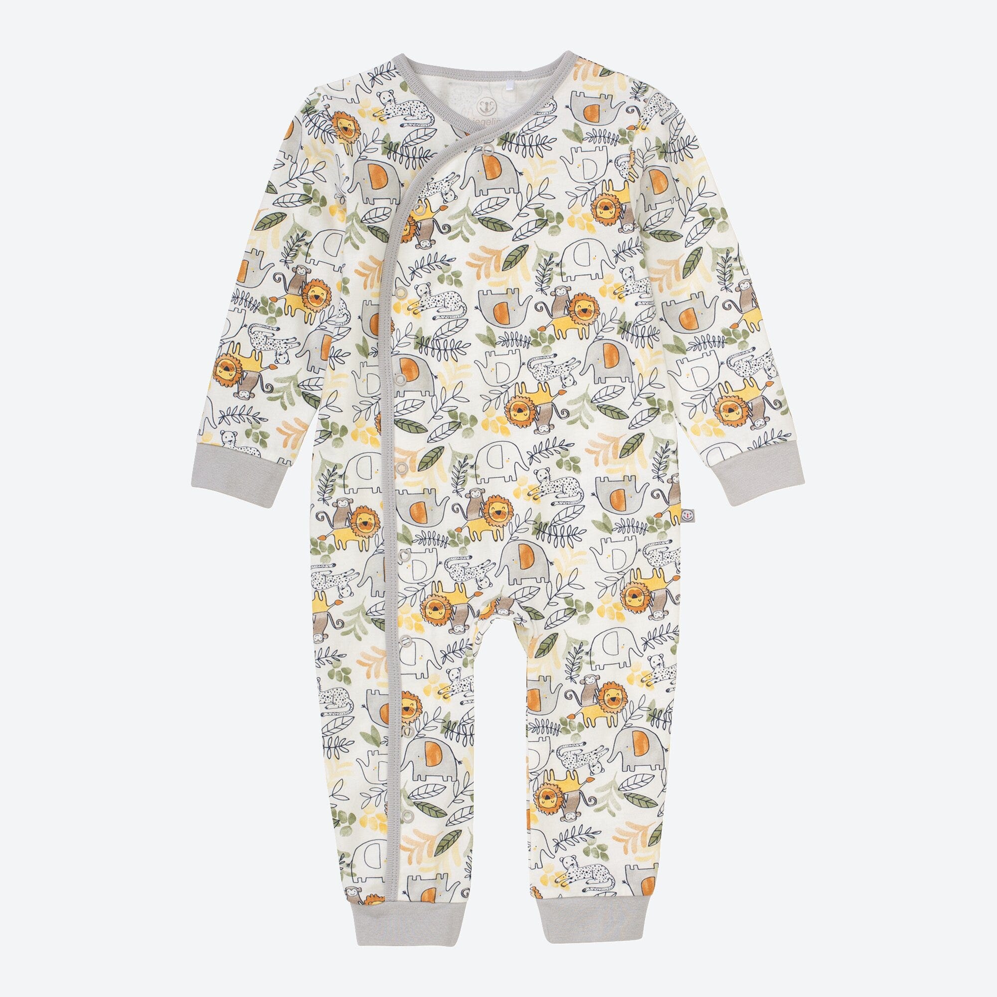 Baby-Jungen-Schlafanzug mit Safari-Muster