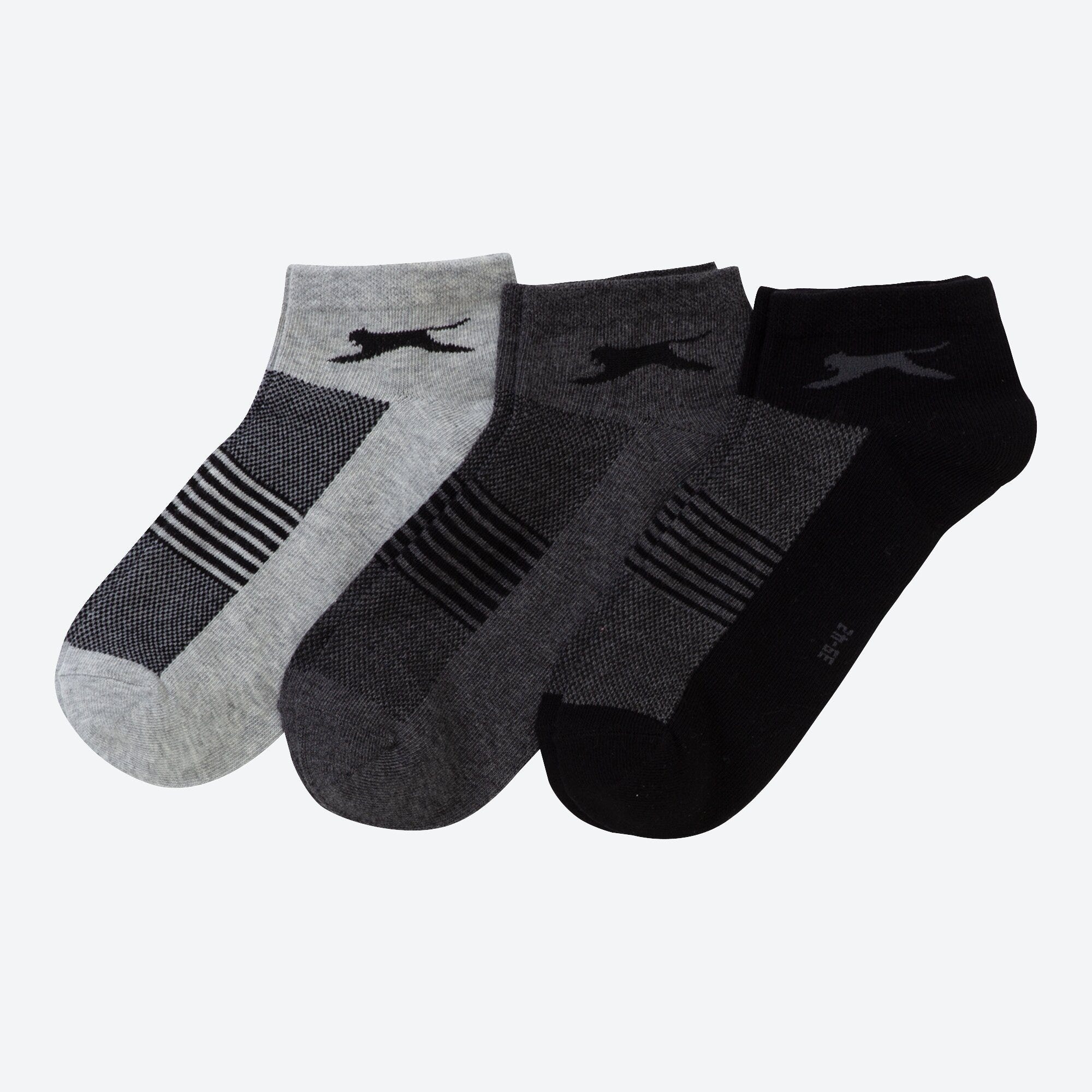 Slazenger Herren-Sport-Sneaker-Socken, 3er-Pack