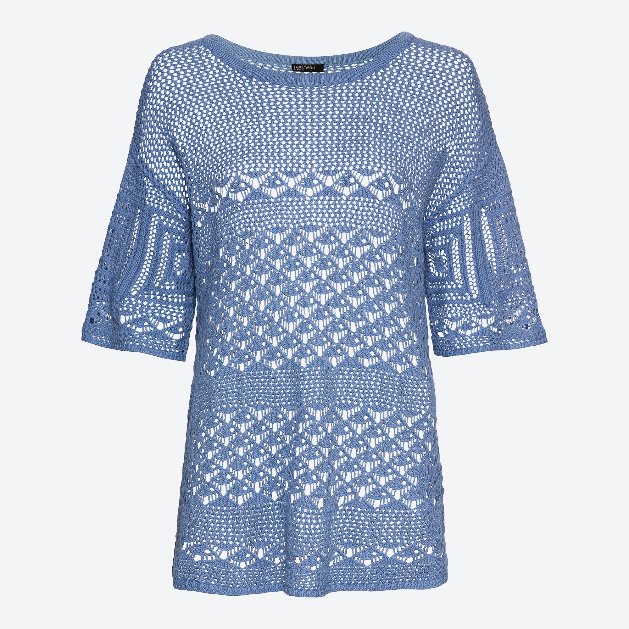 Damen-Pullover mit Ajour-Muster