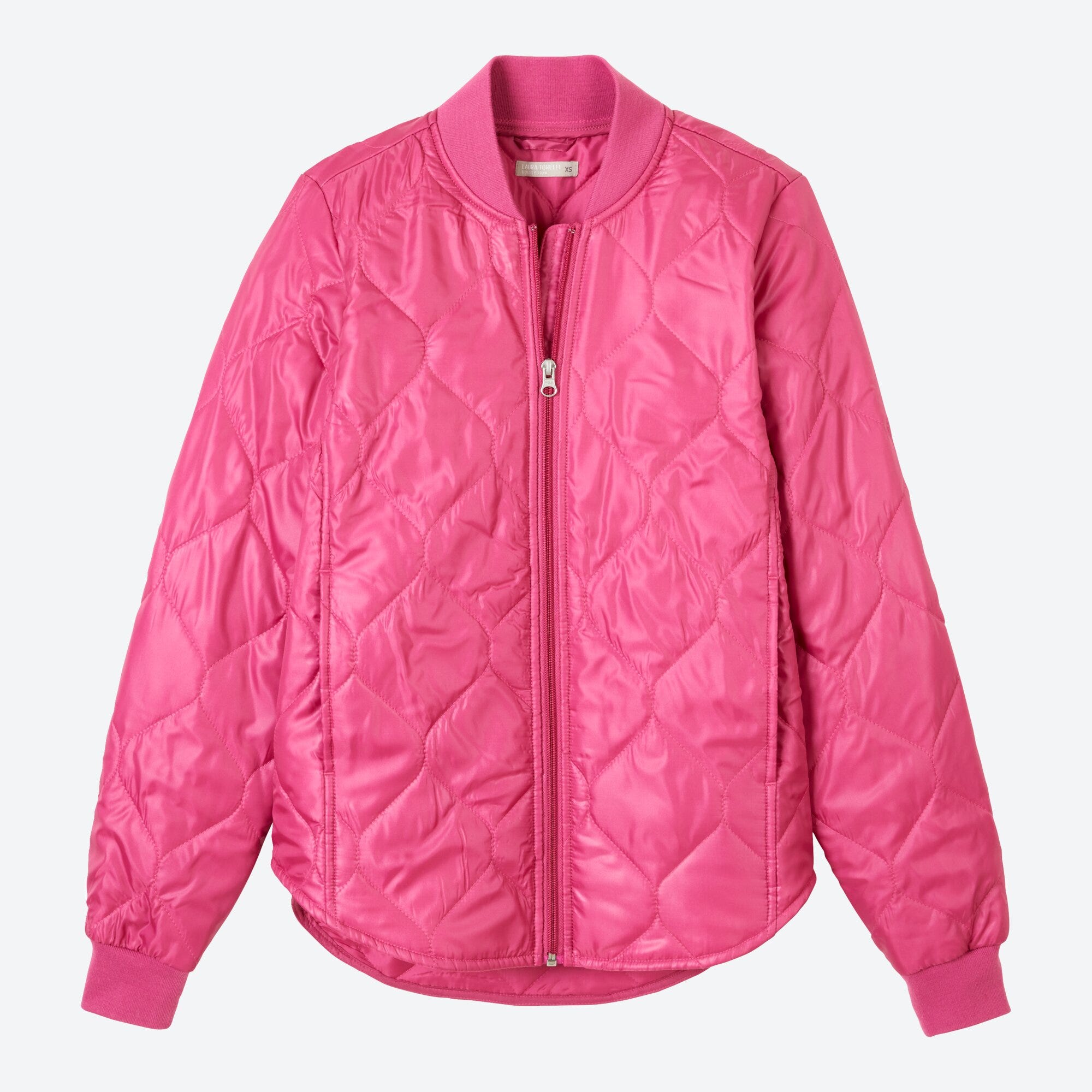 Damen-Steppjacke mit Ripp-Bündchen