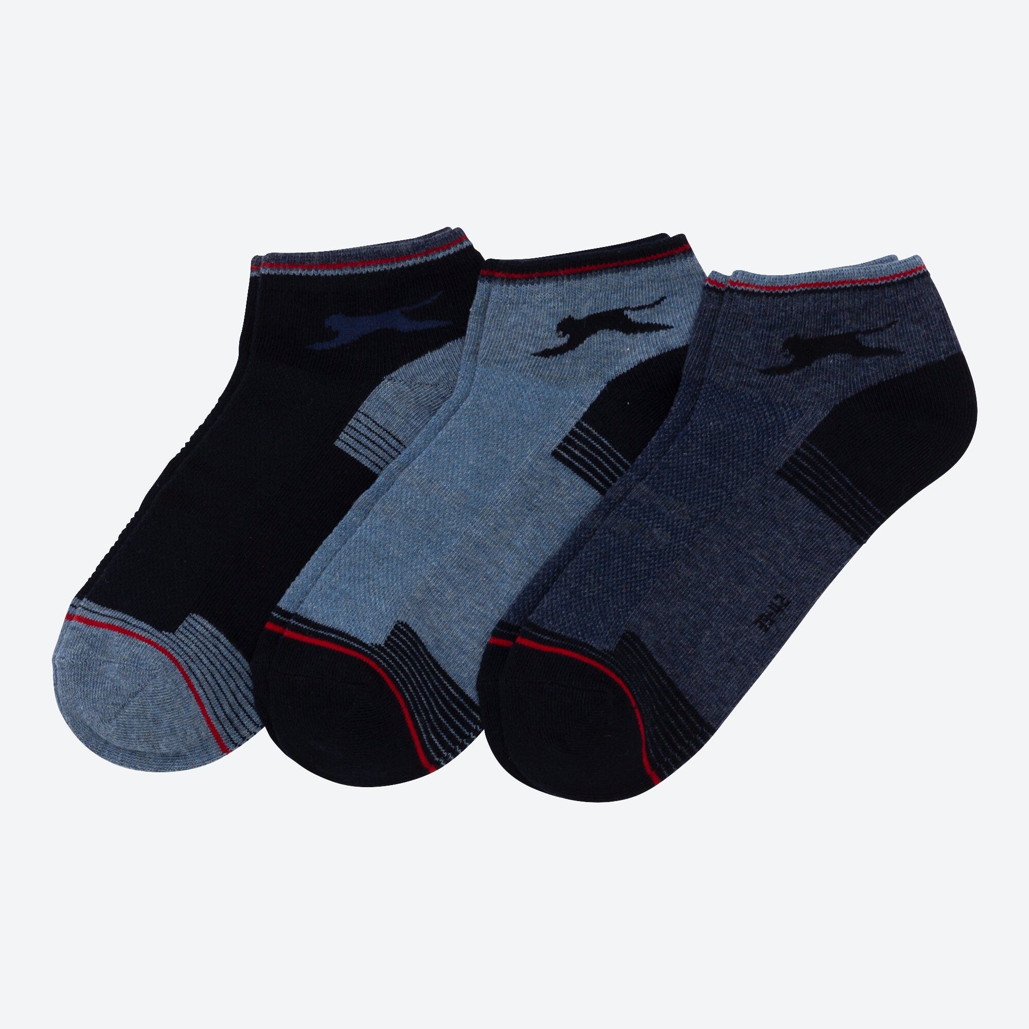 Slazenger Herren-Sport-Sneaker-Socken, 3er-Pack