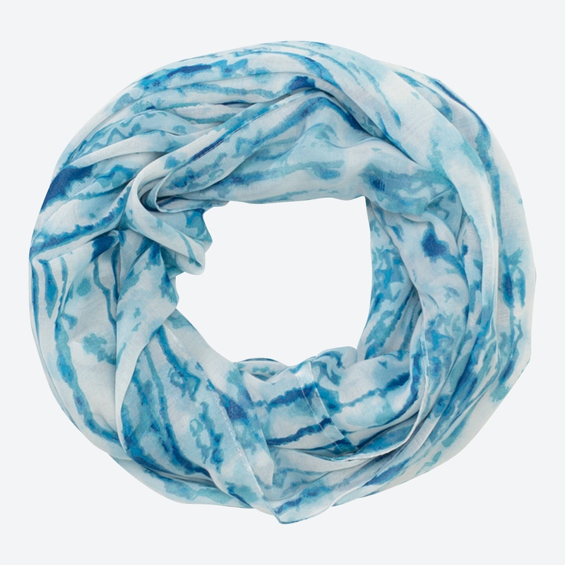 Damen-Loop-Schal mit schickem Muster