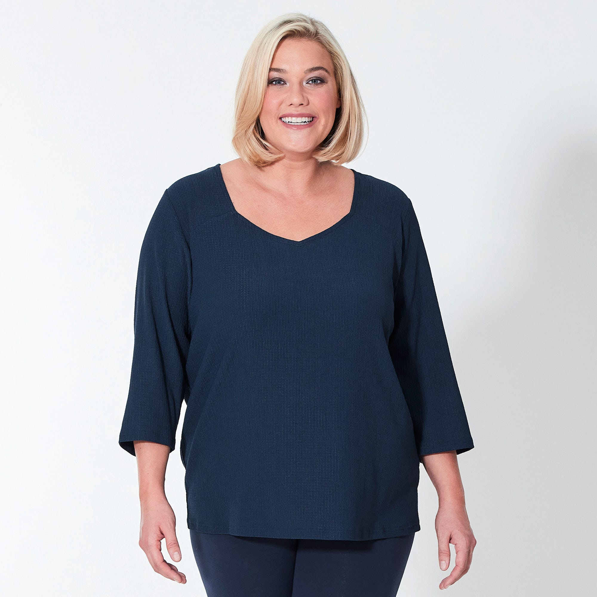 Damen-Shirt mit schöner Struktur, große Größen