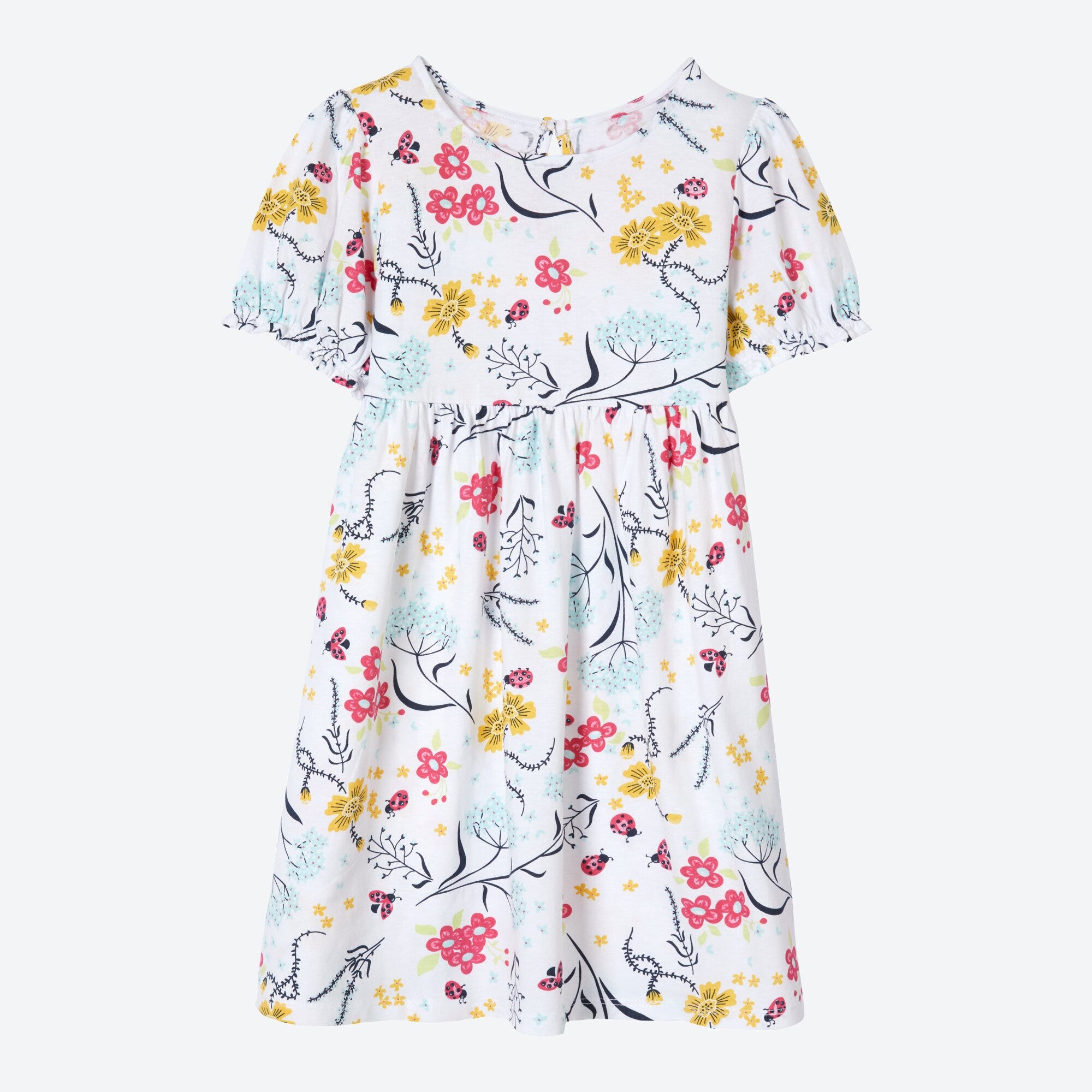 Mädchen-Kleid mit Frühlingsdesign