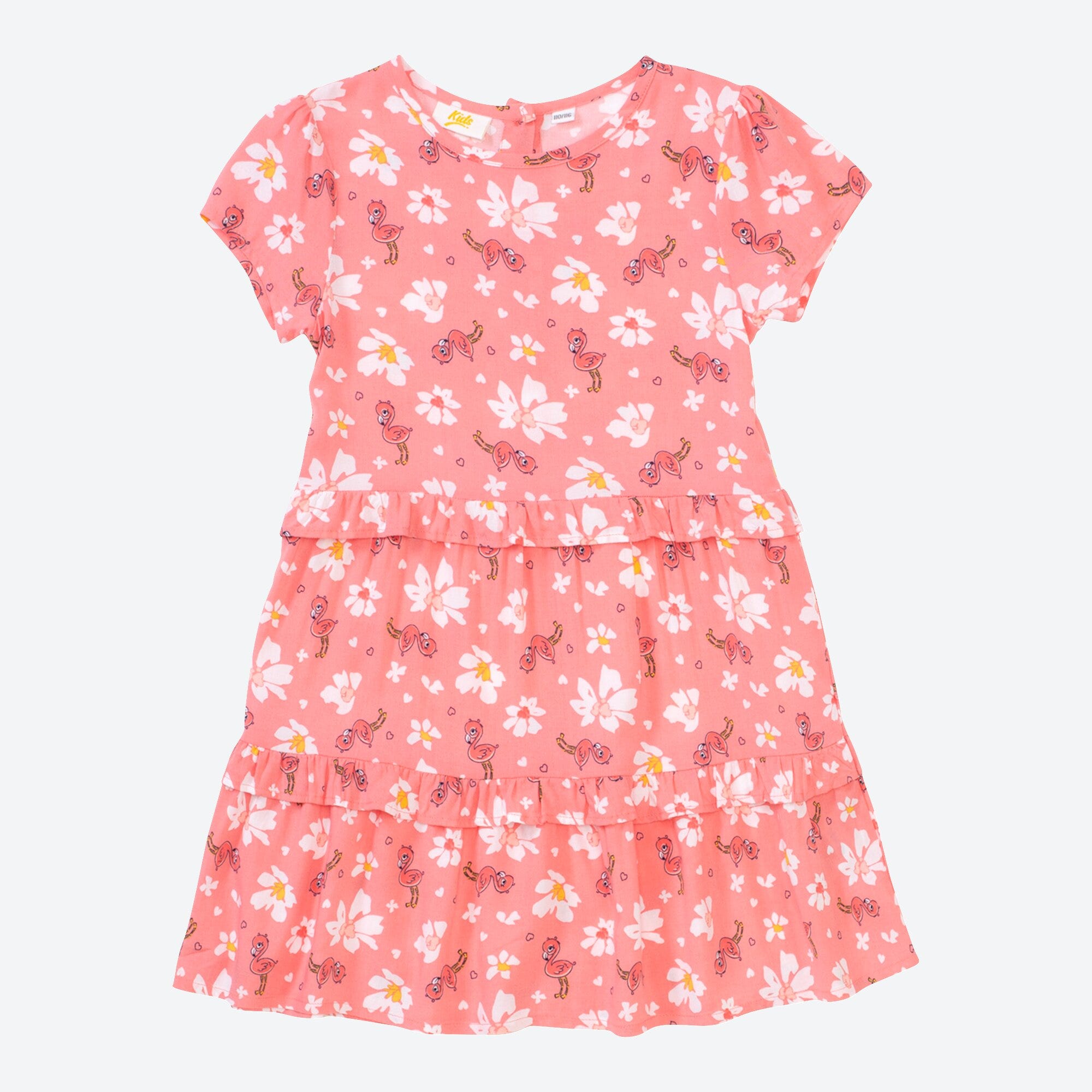 Mädchen-Kleid mit Rüschen