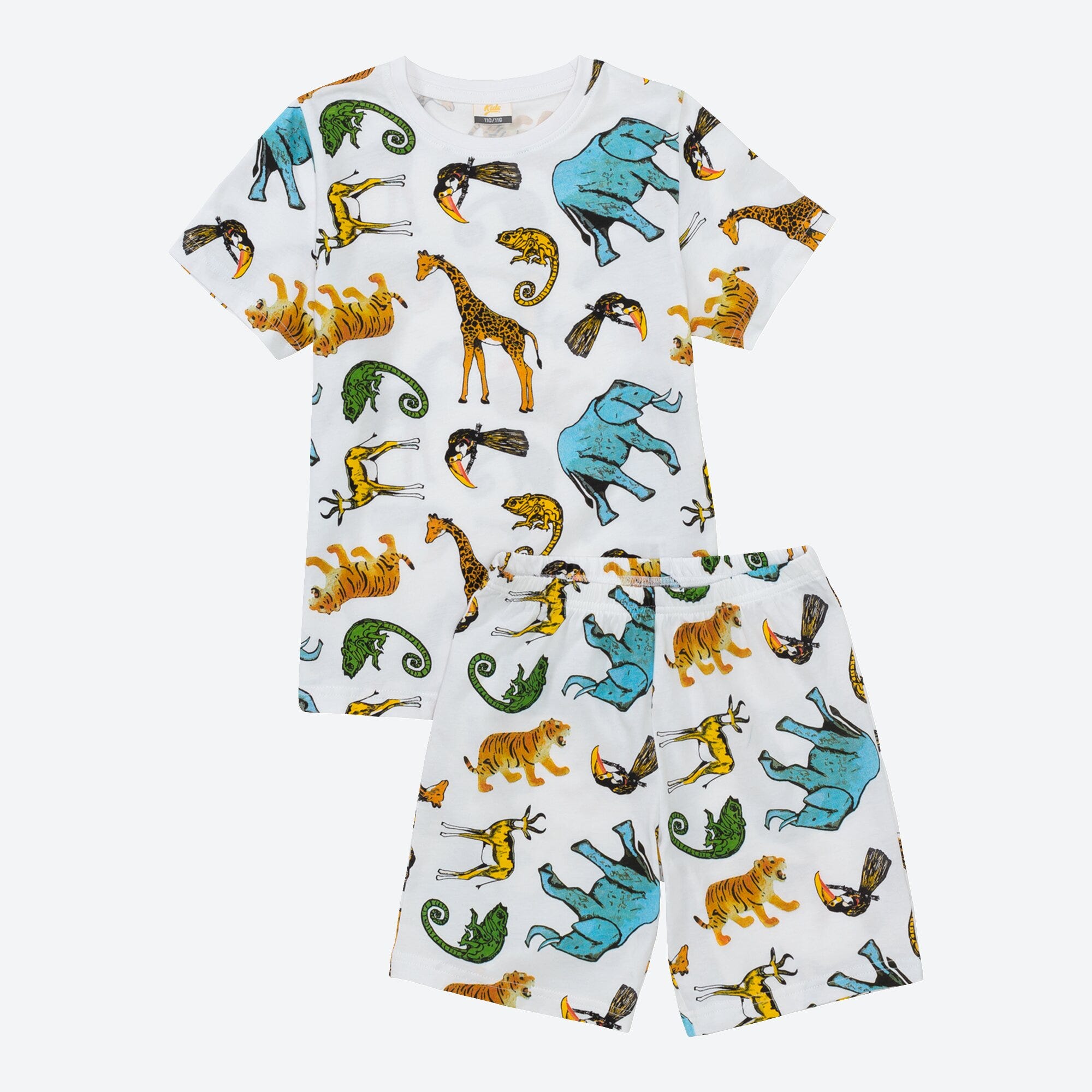 Jungen-Shorty mit Tier-Muster, 2-teilig