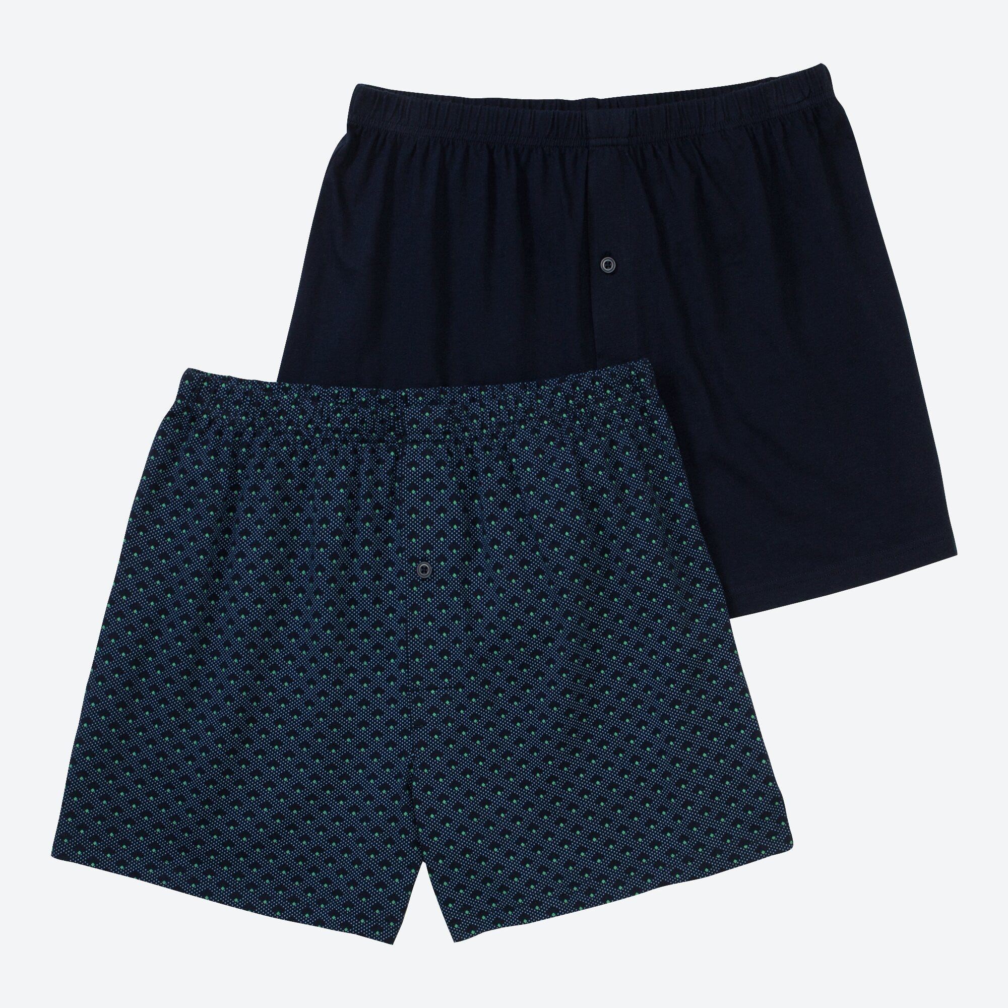 Herren-Boxershorts mit Muster, 2er-Pack