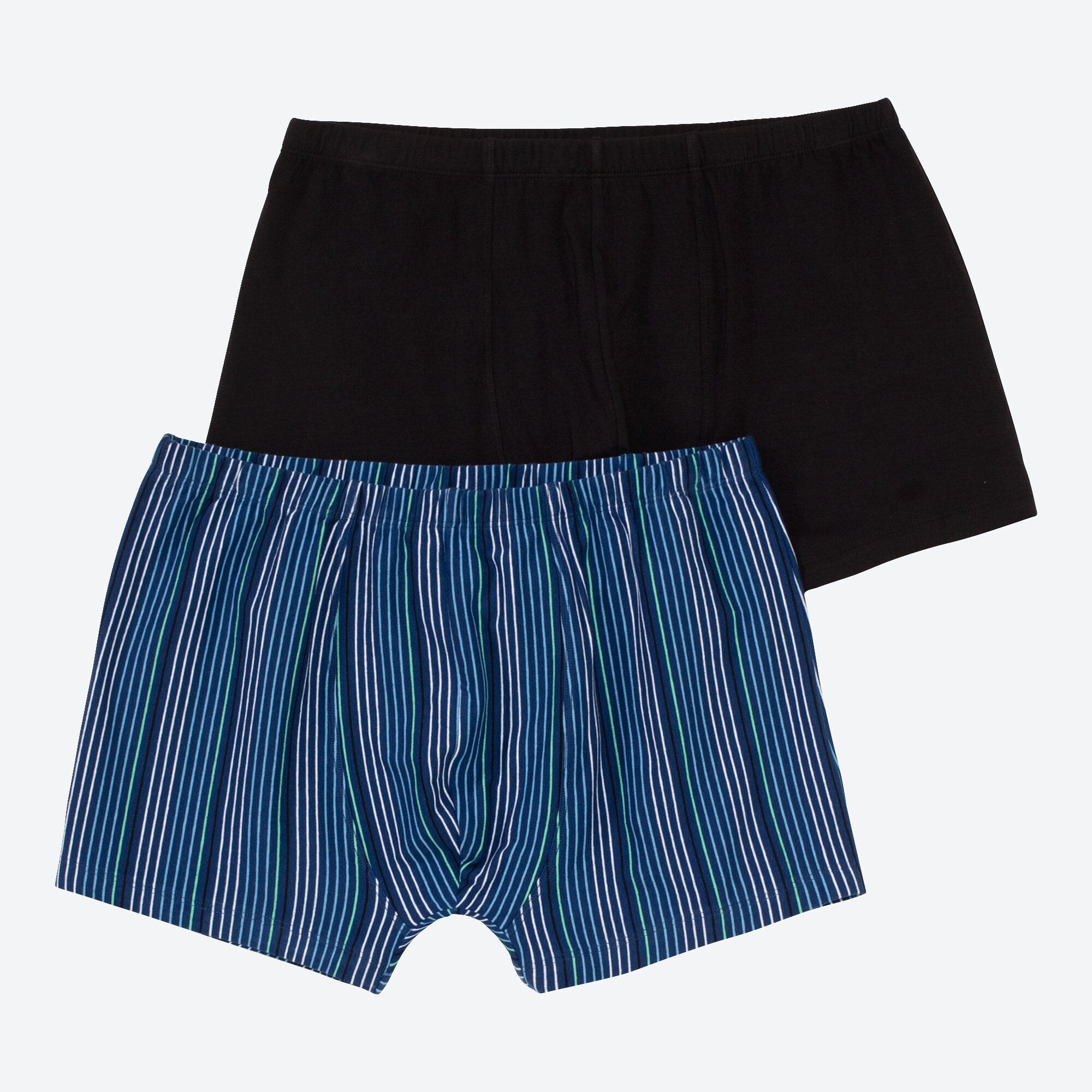 Herren-Retroshorts mit Längsstreifen, 2er-Pack