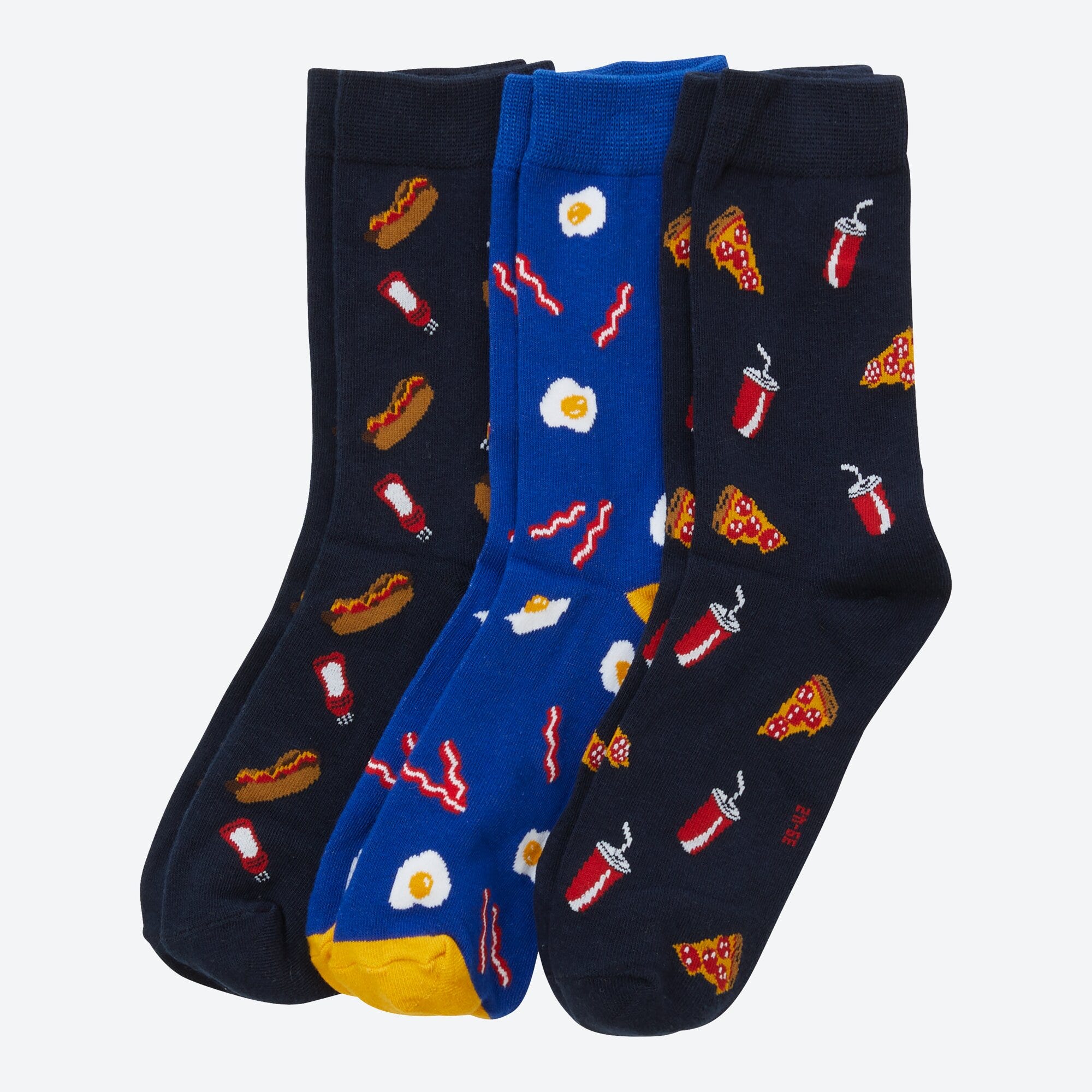 Unisex-Socken mit Trend-Design, 3er-Pack