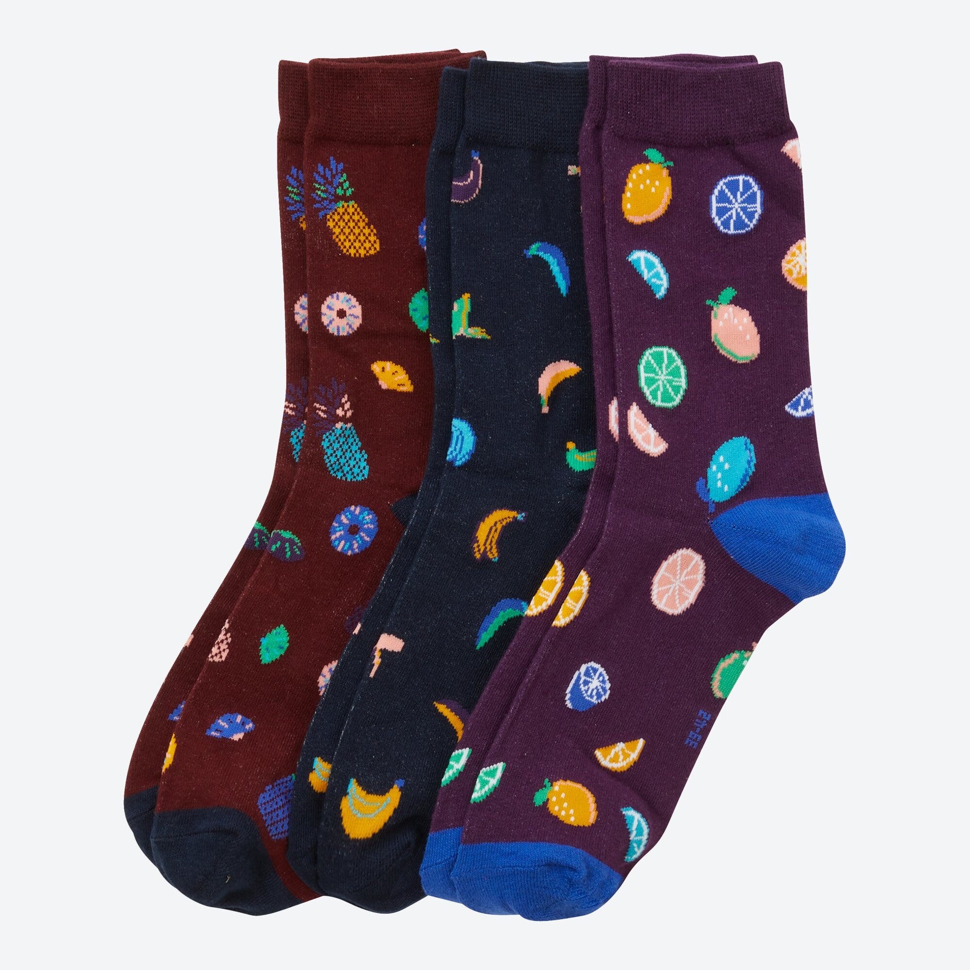 Unisex-Socken mit Trend-Design, 3er-Pack