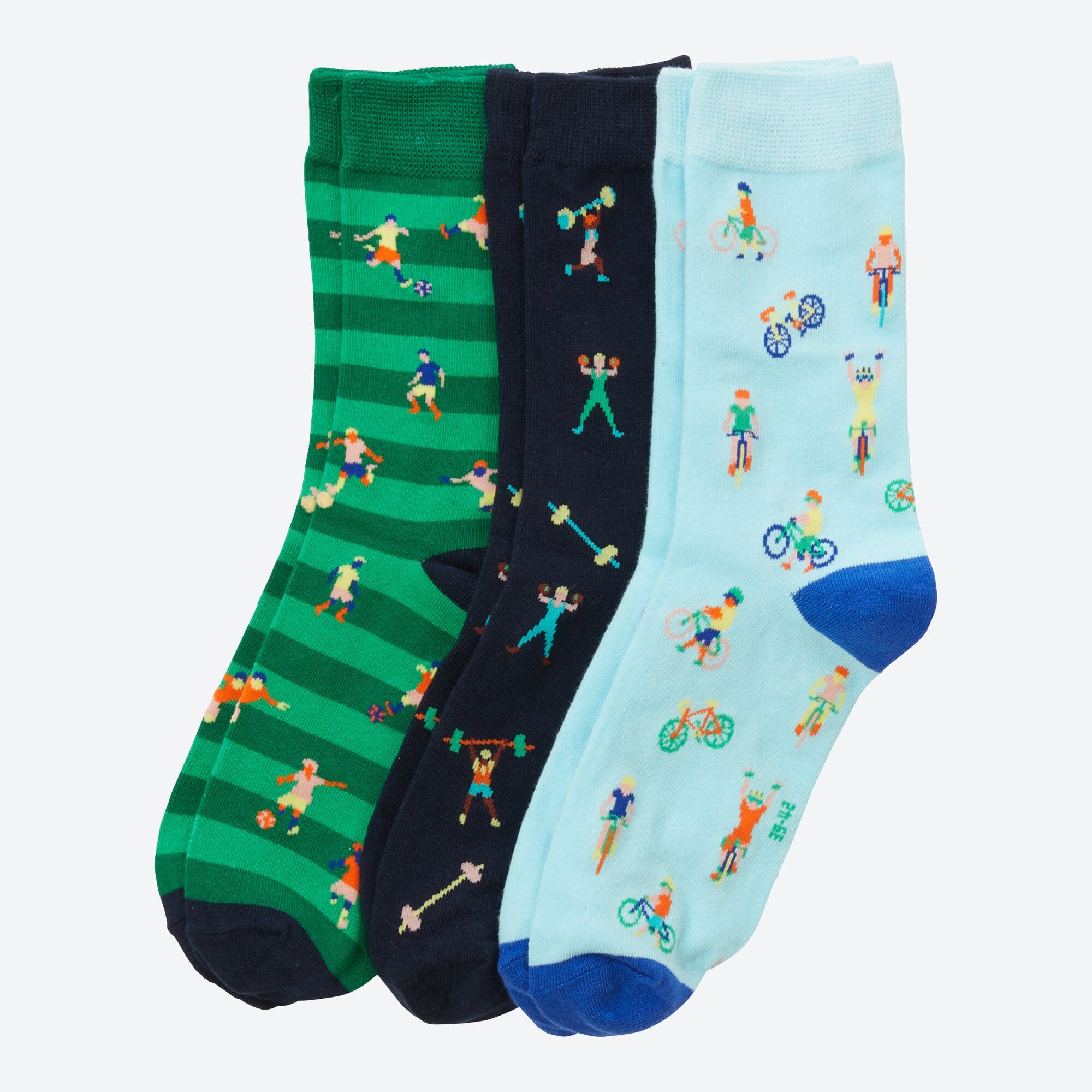 Unisex-Socken mit Trend-Design, 3er-Pack