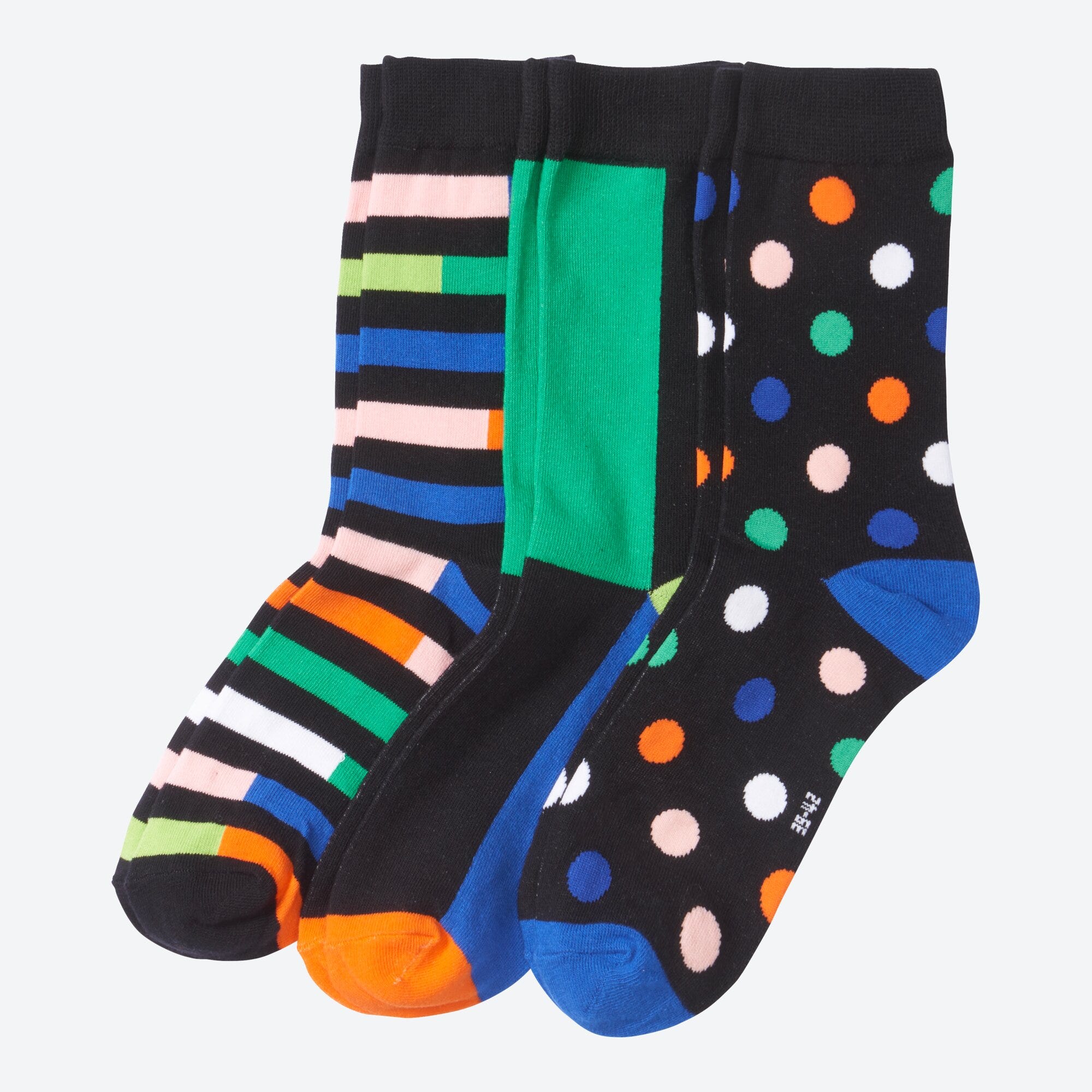 Unisex-Socken mit Trend-Design, 3er-Pack