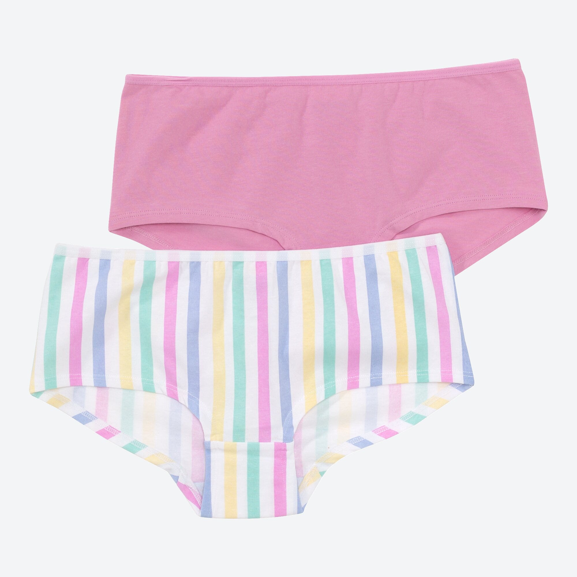 Mädchen-Panty mit Längsstreifen, 2er-Pack