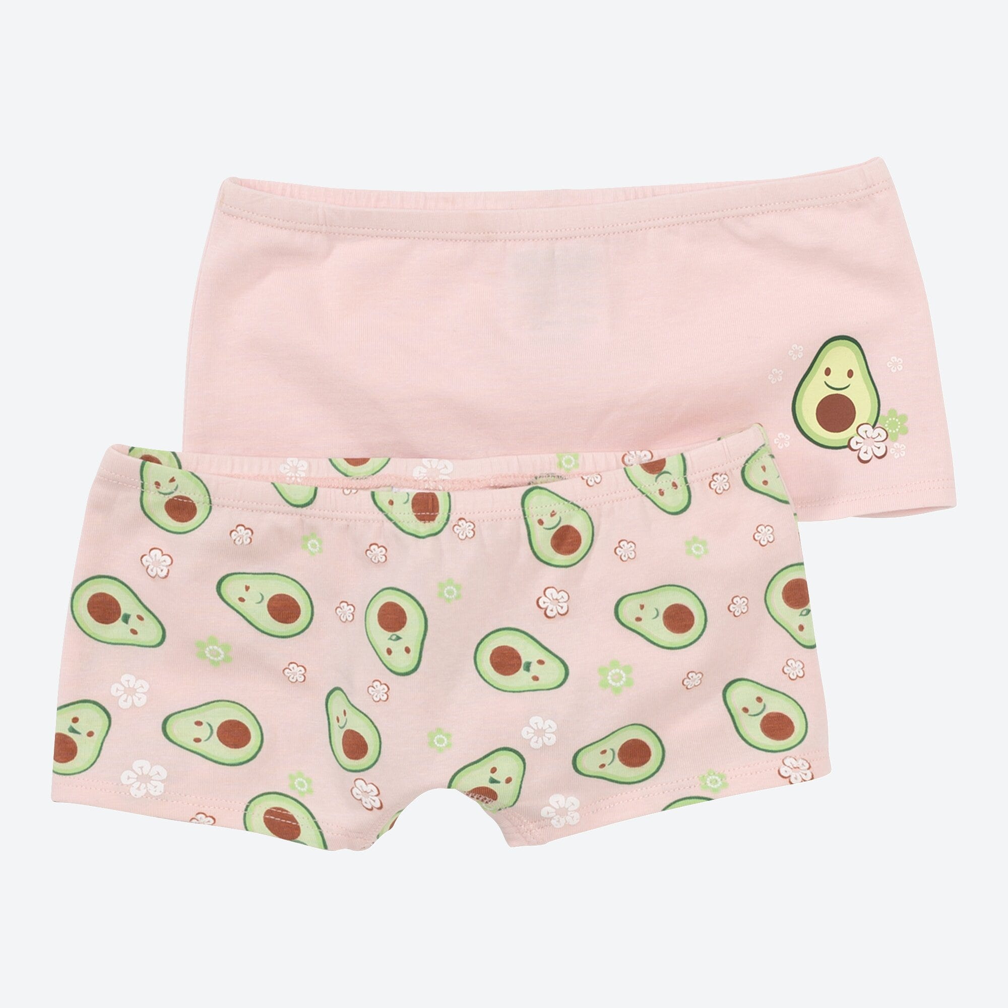Mädchen-Panty mit Avocado-Muster, 2er-Pack