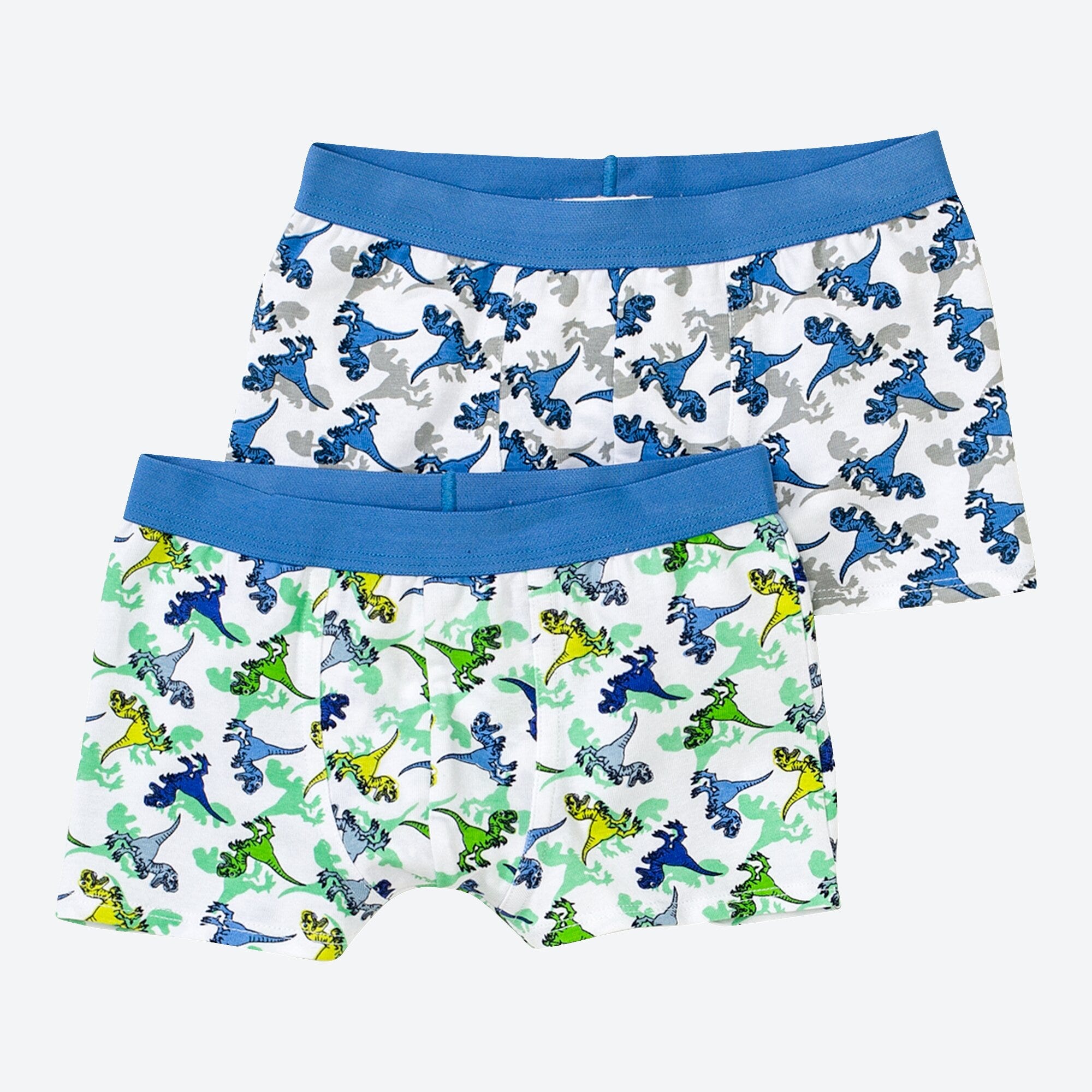 Jungen-Retroshorts mit Dino-Muster, 2er-Pack