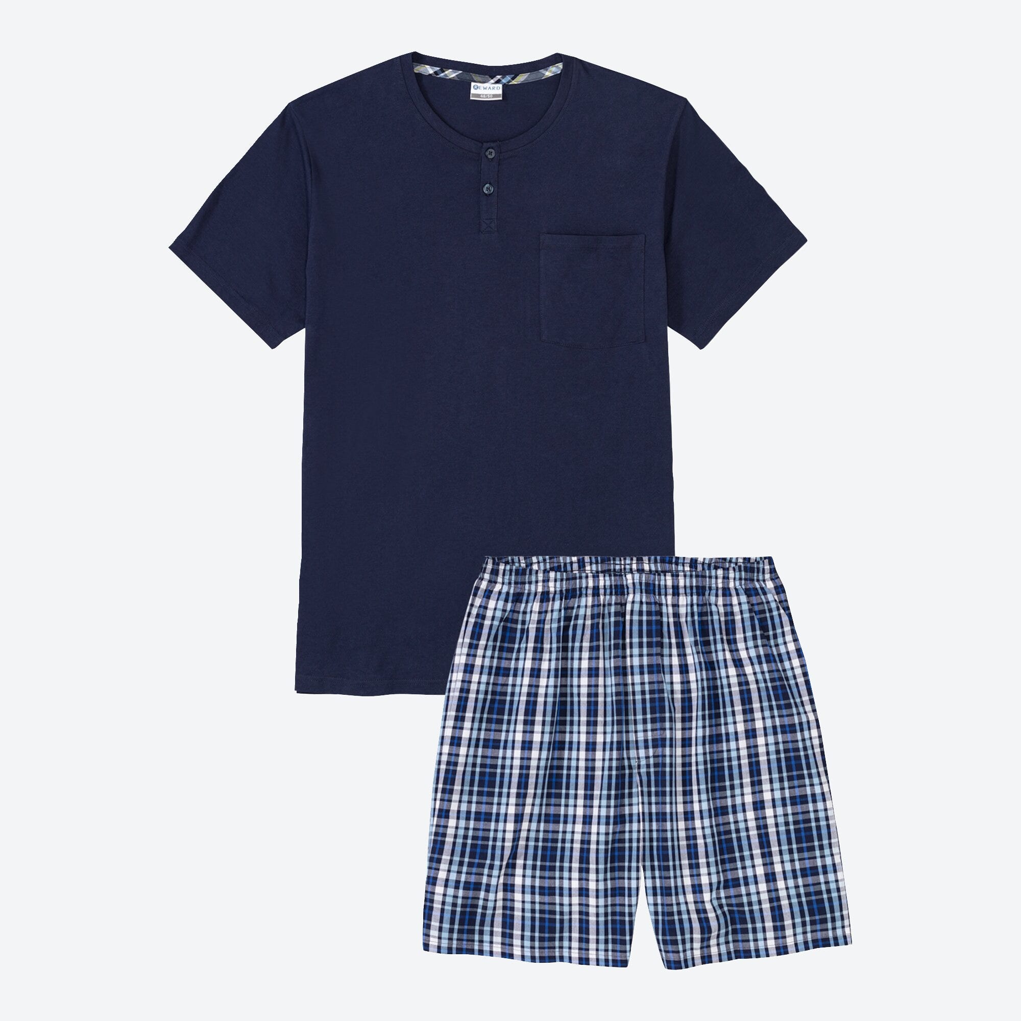 Herren-Shorty mit Brusttasche, 2-teilig